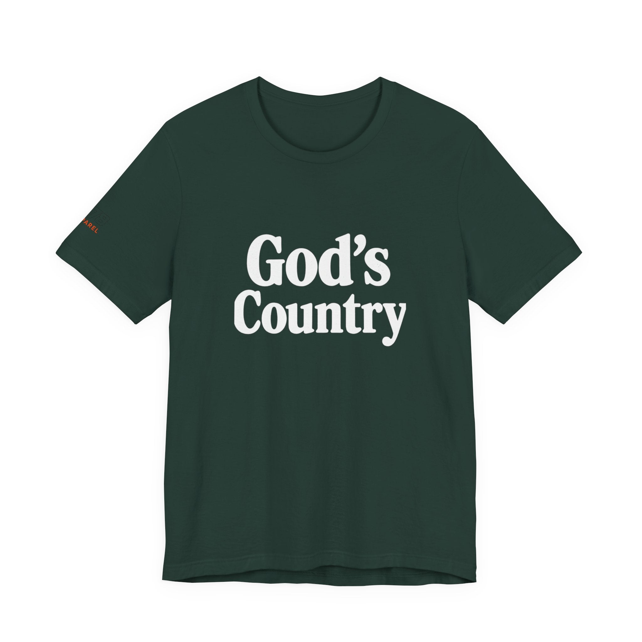 God's Country Tee, Casual Wear, Outdoor Activities, Faith-Based Apparel, Gift for Believers, Summer Wardrobe