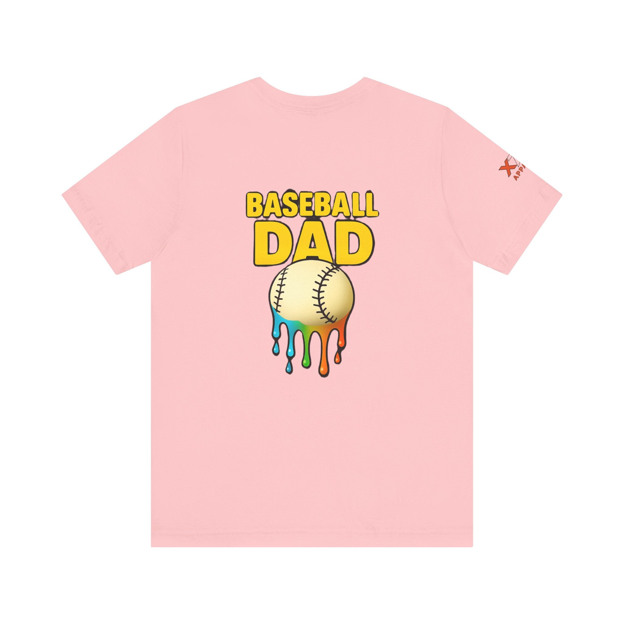 Baseball Dad Drippy T-Shirt, Unisex Jersey Tee for Sports Lovers, Father's Day Gift, Casual Wear, Funny Baseball Shirt