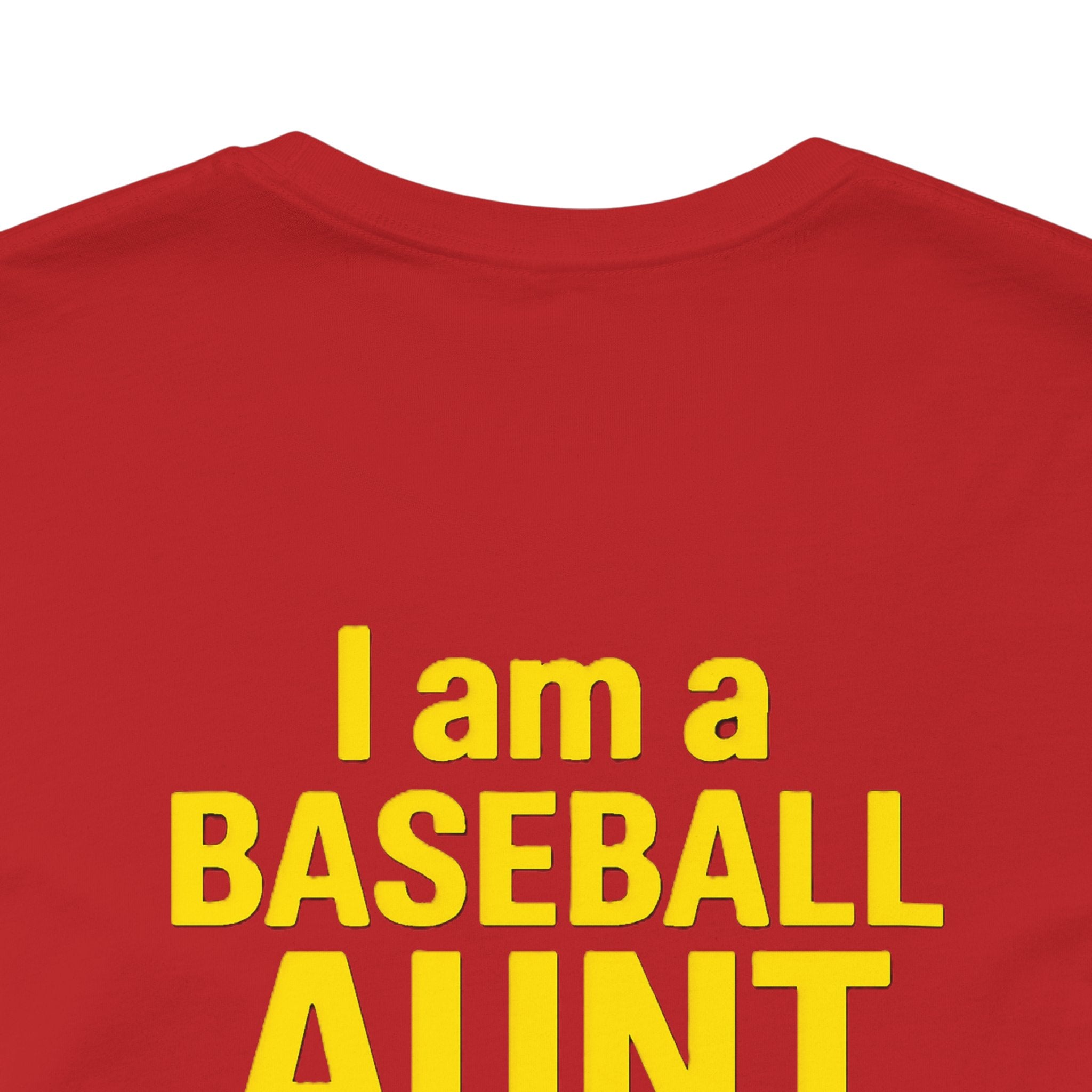 Baseball Aunt Not Heard Drippy Tee, Fun Baseball Shirt, Gifts for Sports Moms, Summer Apparel, Soft Cotton T-Shirt, Game Day Outfit