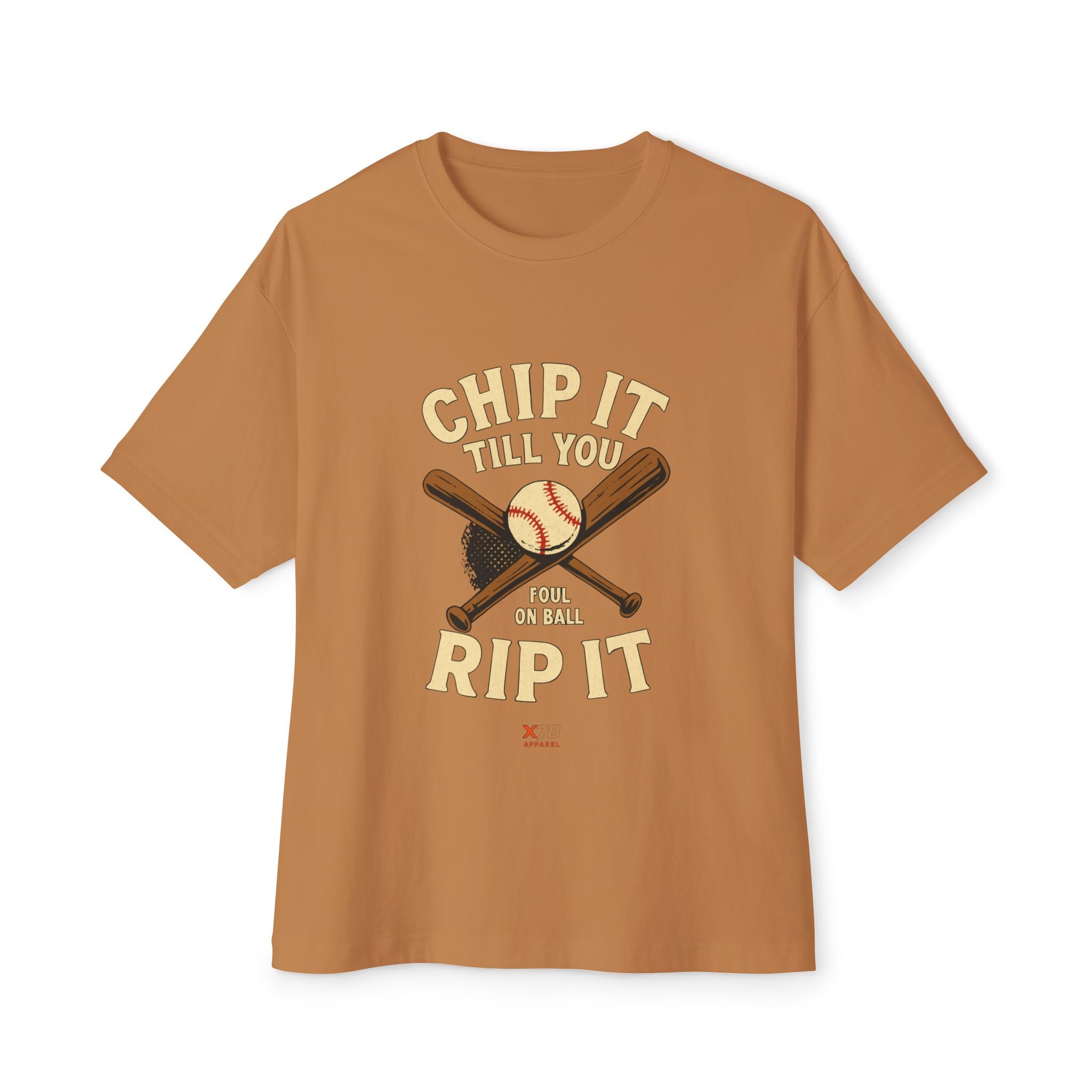 'Chip it till you' Unisex Oversized Boxy Tee