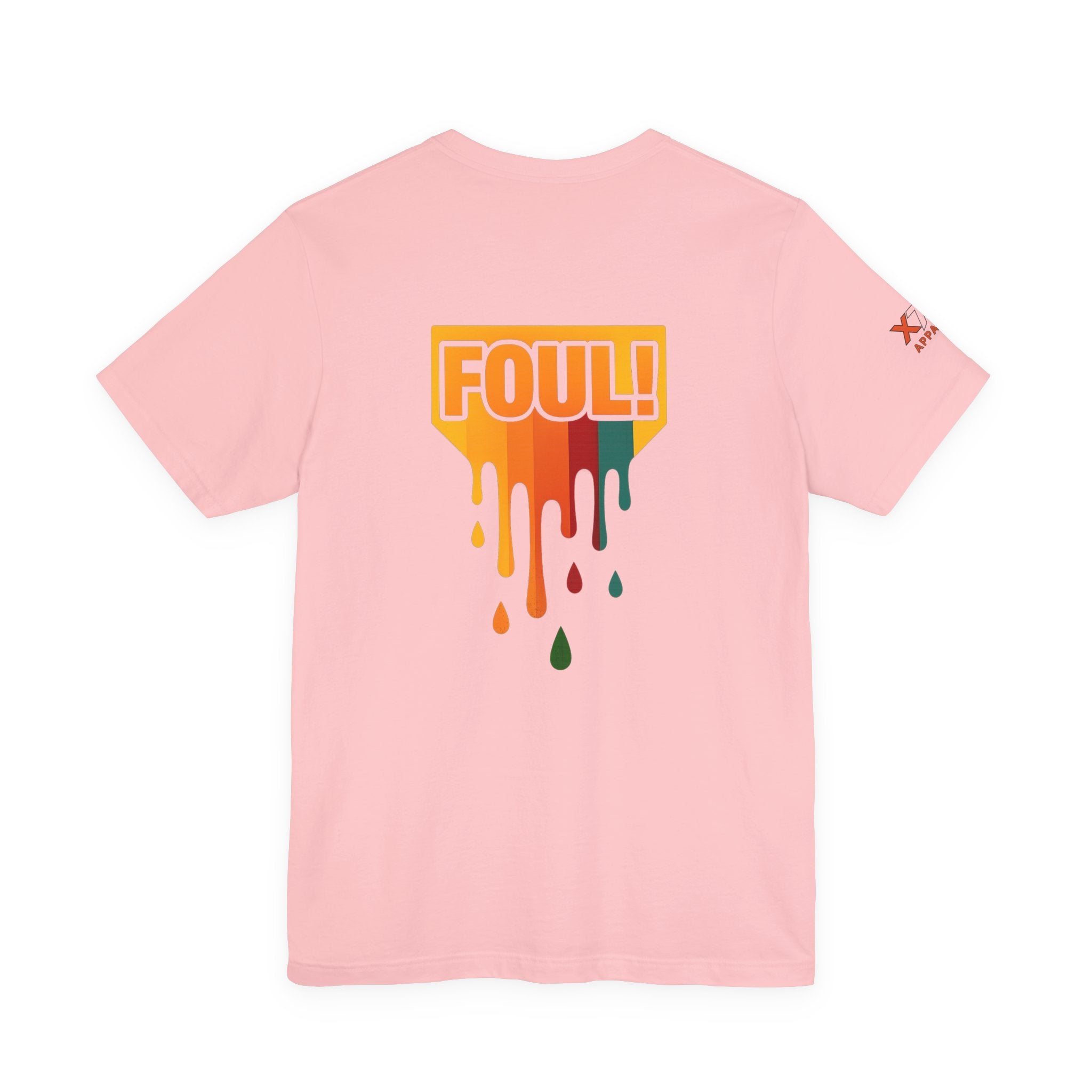 Foul Drippy Graphic Tee, Unisex Short Sleeve Shirt, Casual Streetwear, Perfect for Sports Fans, Gift for Friends