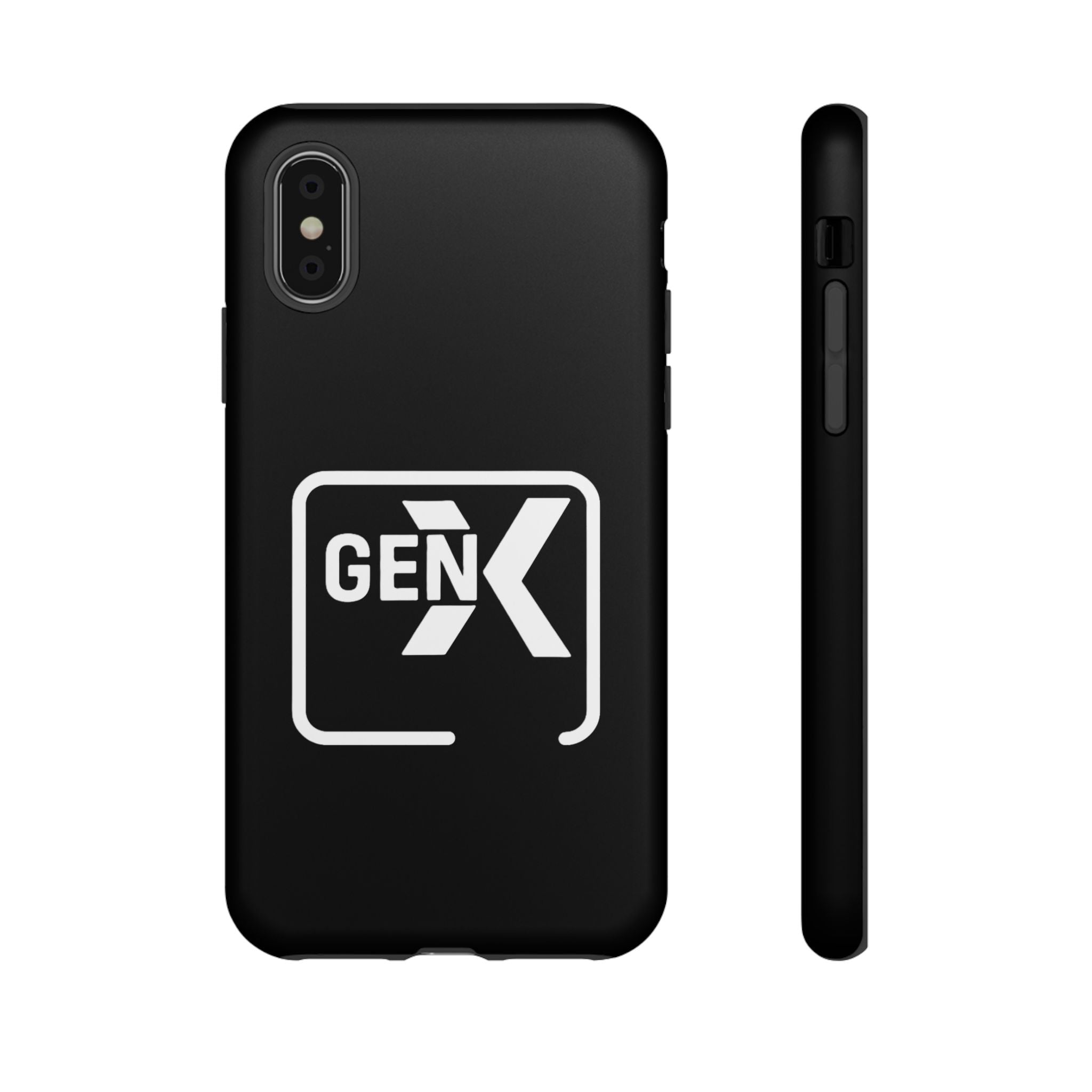 'Gen X' Phone Case, Tough Phone Cover, Retro Aesthetic iPhone Case, Vintage Style Cell Phone Accessories, Gift for Gen X