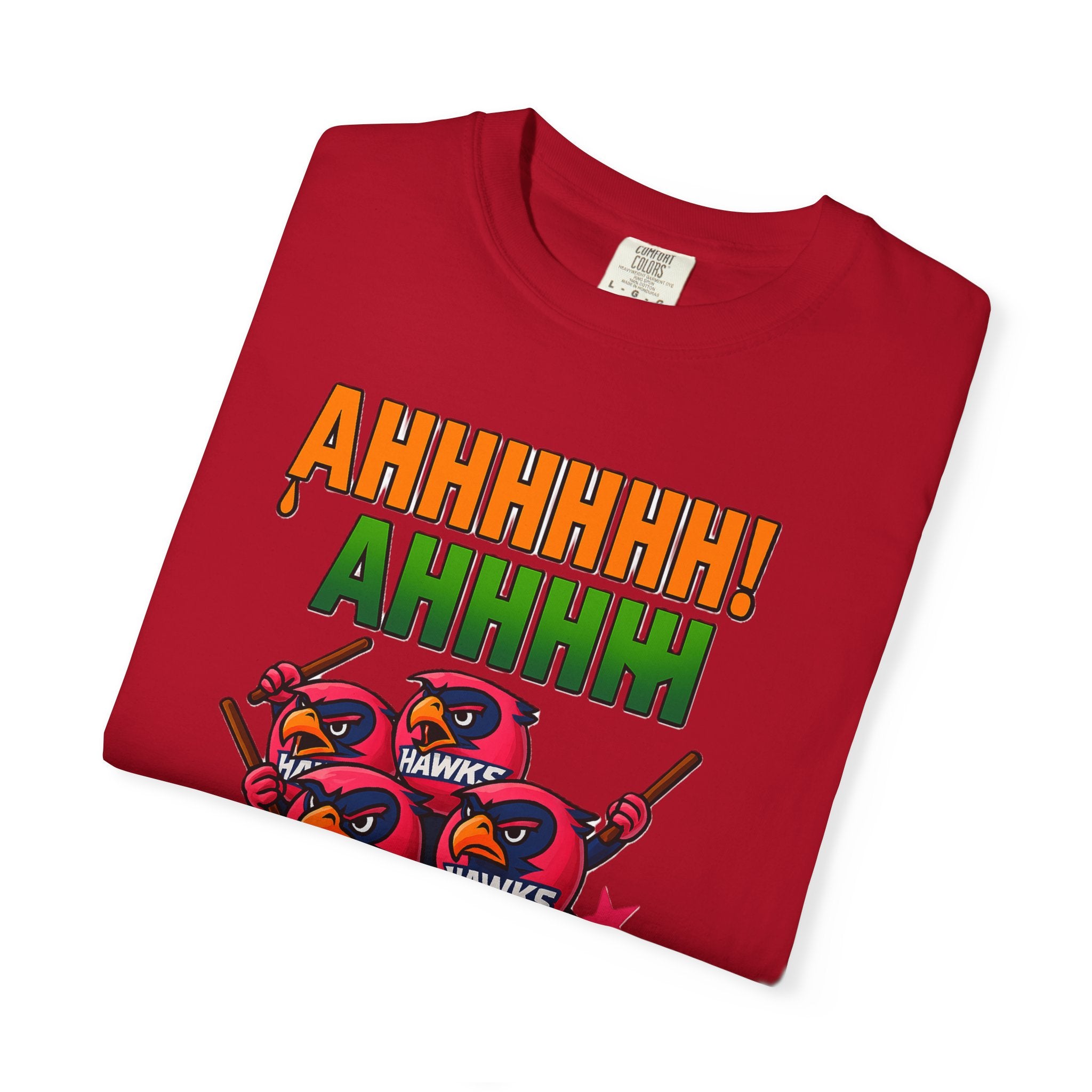 'AHHHHH' Fun Graphic T-Shirt for Fans, Casual Wear, Unisex Shirt, Perfect Gift for Sports Lovers, Vintage Style Tee