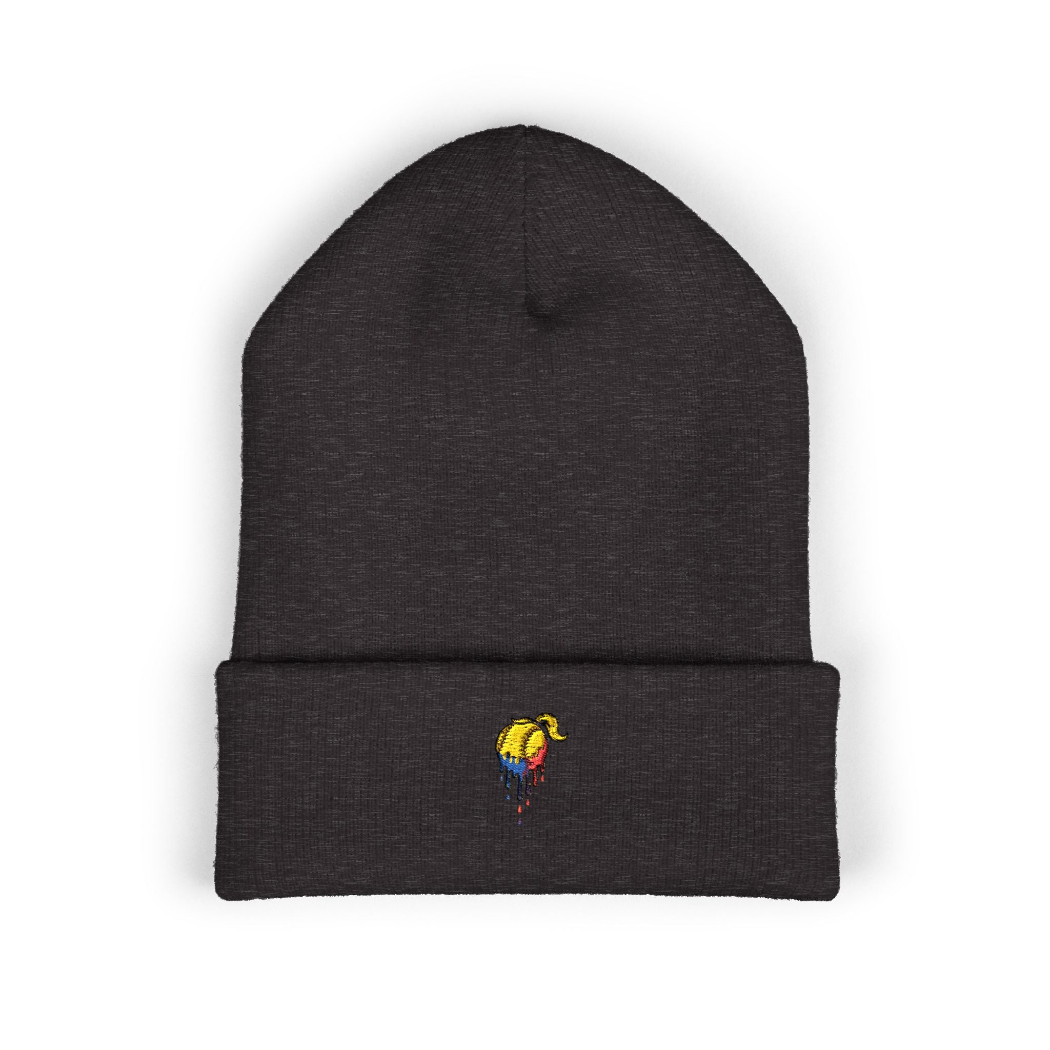'Drippy' Embroidered Classic Cuffed Beanie - Cozy Winter Accessory for All, Perfect Gift for Birthdays, Holidays, and Outdoor Adventures