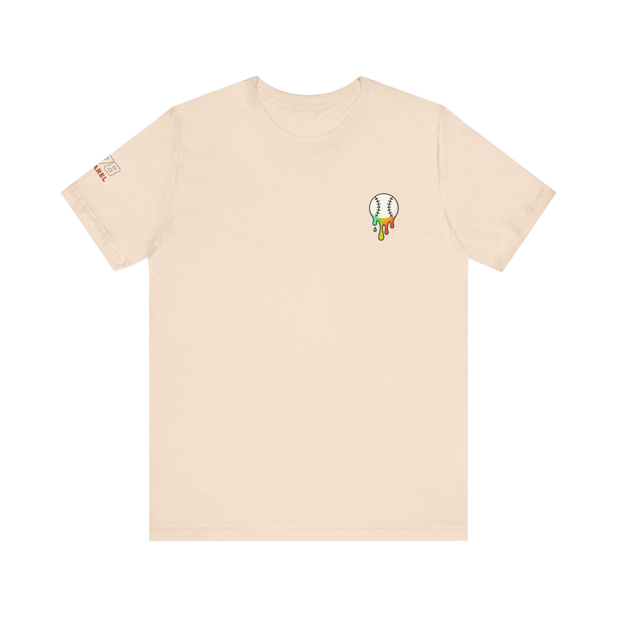Whatever Blue Drippy Colorful Playful Tee for Baseball Lovers, Unique Sports Shirt, Fun Gift for Gamers, Unisex Summer Wear, Casual Tee for All Occasions