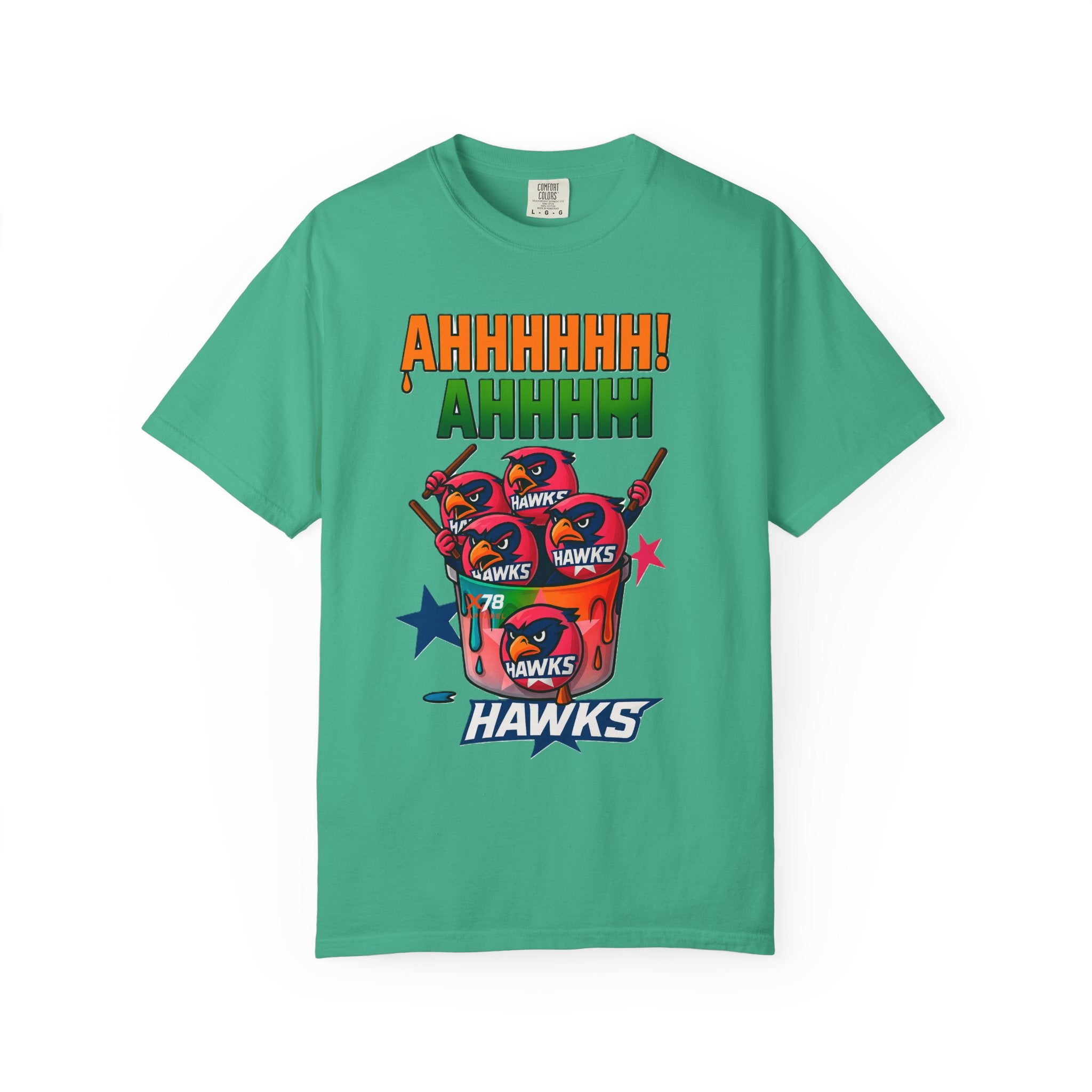 'AHHHHH' Fun Graphic T-Shirt for Fans, Casual Wear, Unisex Shirt, Perfect Gift for Sports Lovers, Vintage Style Tee