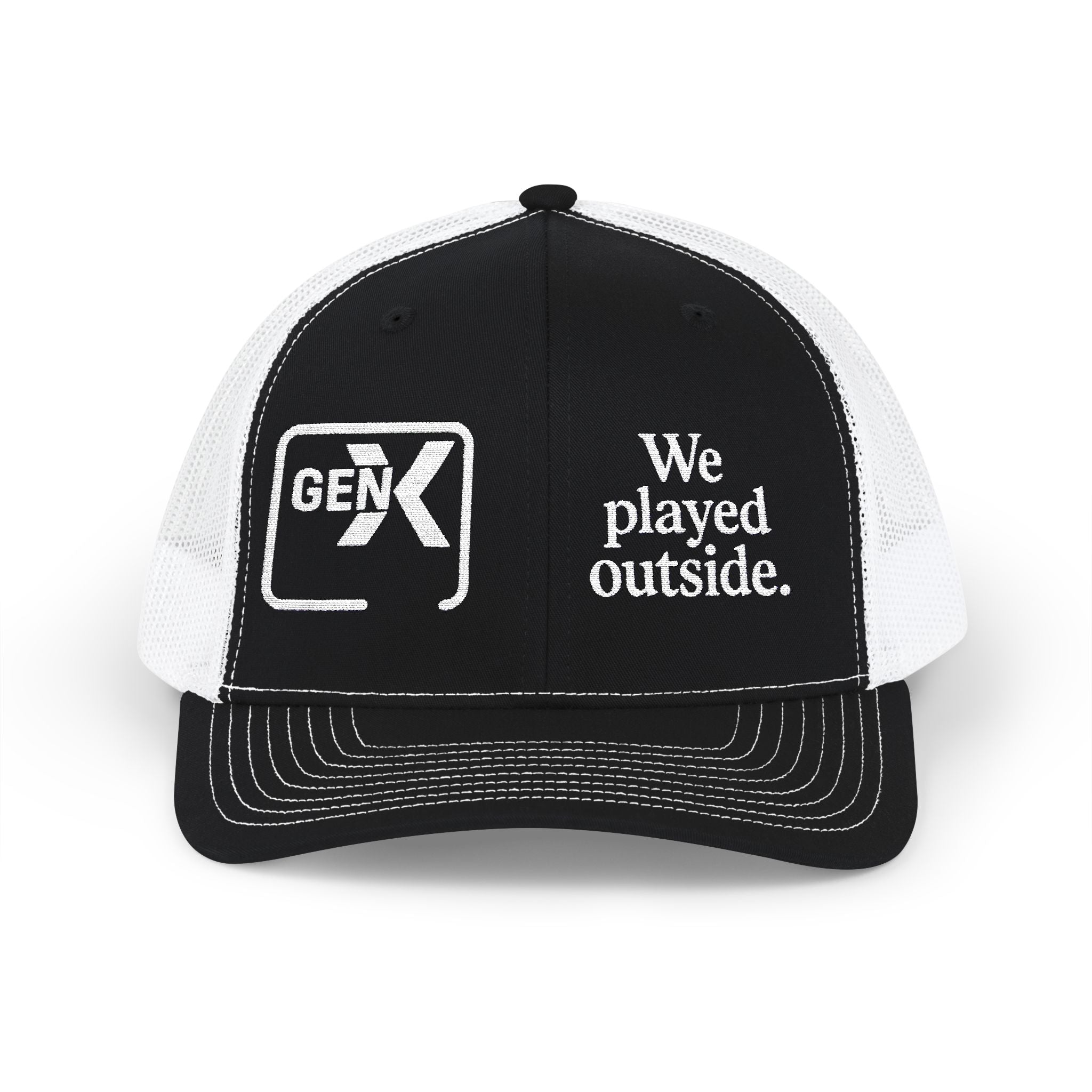 Retro Gen X Snapback Trucker Cap | Vintage Hat for Outdoor Enthusiasts | Perfect Gift for 80s Nostalgia