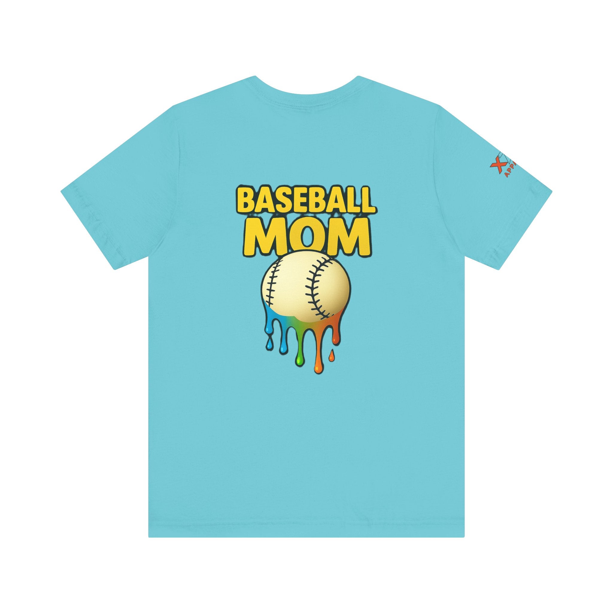 Baseball Mom Drippy Tee - Fun Unisex Jersey Short Sleeve T-Shirt, Perfect Gift for Sports Moms, Game Day Apparel, Mother's Day Gift, Summer Attire