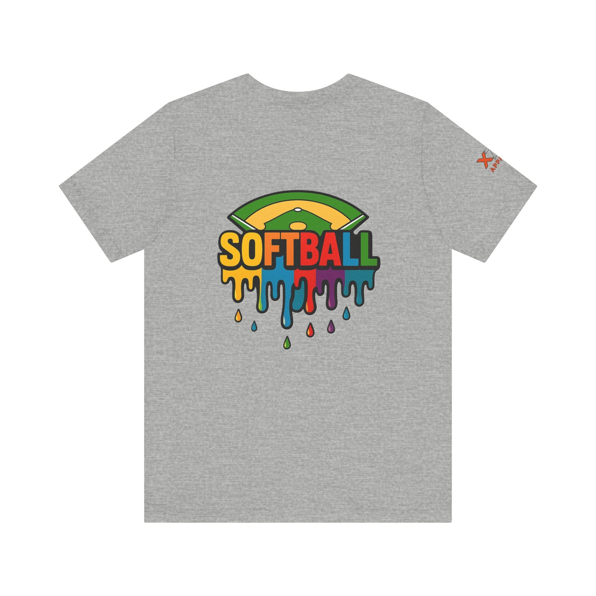 Softball Drippy Tee, Unisex Jersey Shirt, Sports Fan Apparel, Gift for Athletes, Casual Summer Top, Fun Team Spirit T-Shirt