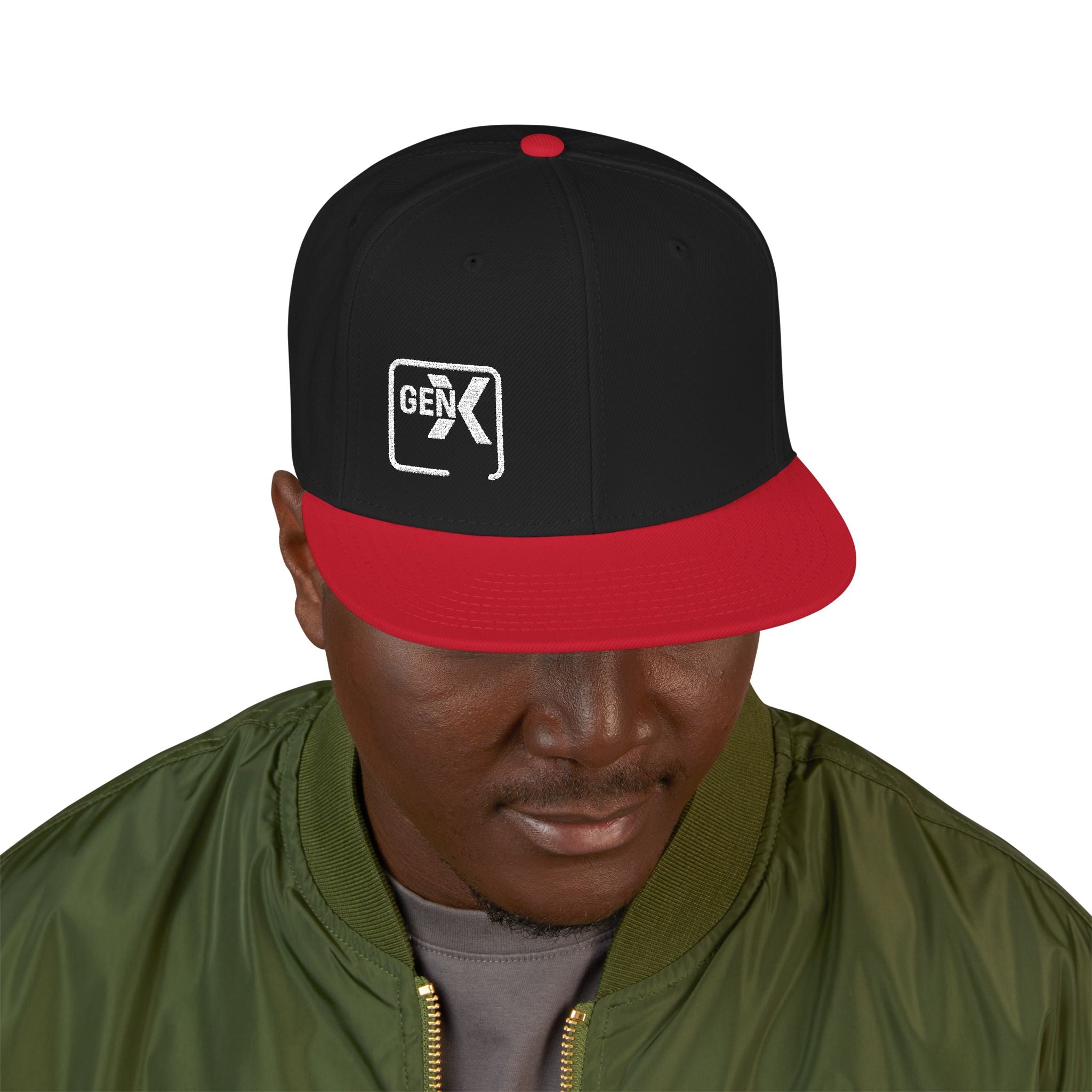 'Gen X 2' Embroidered Snapback Cap for Trendsetters, Streetwear Hat for All Occasions, Gift for Him/Her, Fashion Accessory, Cool Casual Wear