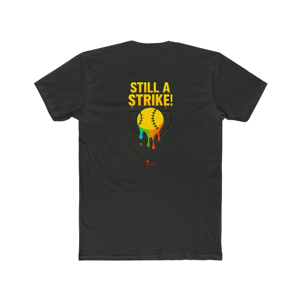 'Drippy Still A Stike' Colorful Softball Tee for Sports Lovers, Casual Wear, Birthday Gift, Holiday Celebration, Gifts for Athletes