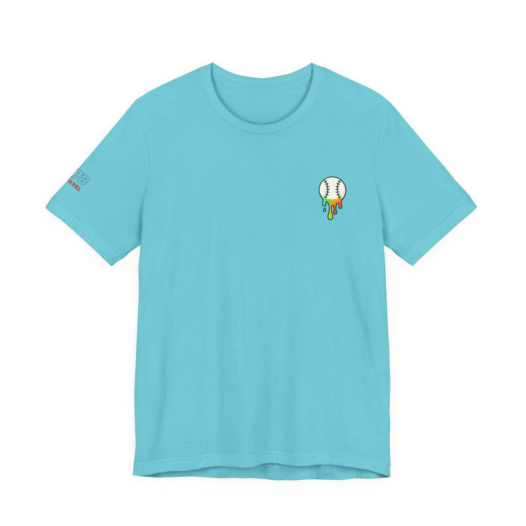 Still a Strike Drippy Baseball Humor Tee, Unisex Short Sleeve Shirt, Sports Apparel, Gift for Athletes, Funny Baseball Shirt, Casual Wear