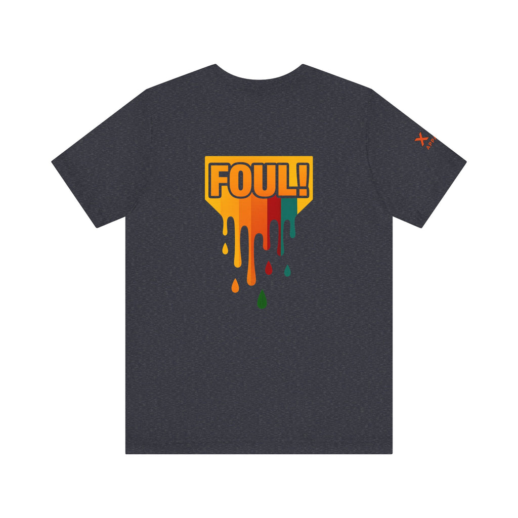 Foul Drippy Graphic Tee, Unisex Short Sleeve Shirt, Casual Streetwear, Perfect for Sports Fans, Gift for Friends