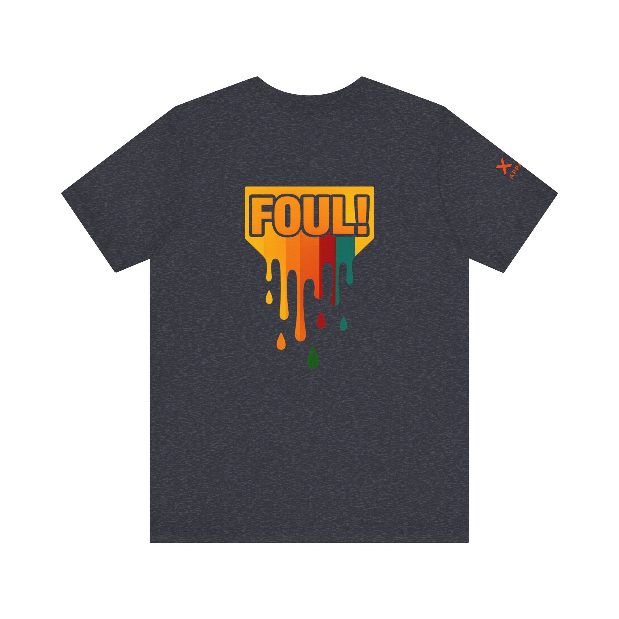 Foul Drippy Graphic Tee, Unisex Short Sleeve Shirt, Casual Streetwear, Perfect for Sports Fans, Gift for Friends