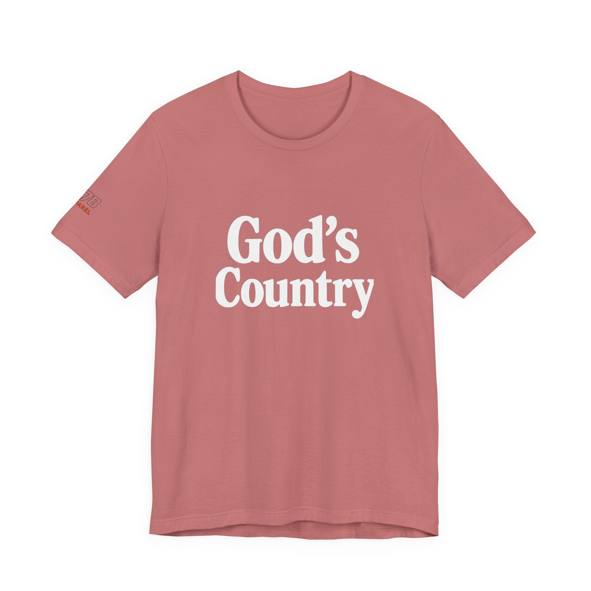 God's Country Tee, Casual Wear, Outdoor Activities, Faith-Based Apparel, Gift for Believers, Summer Wardrobe