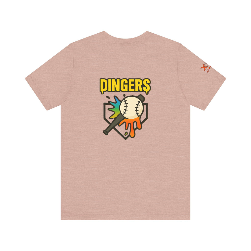 Dingers Baseball Graphic Tee, Unisex Sports Shirt, Dingers Baseball Tee, Trendy Sportswear, Perfect Gift for Athletes