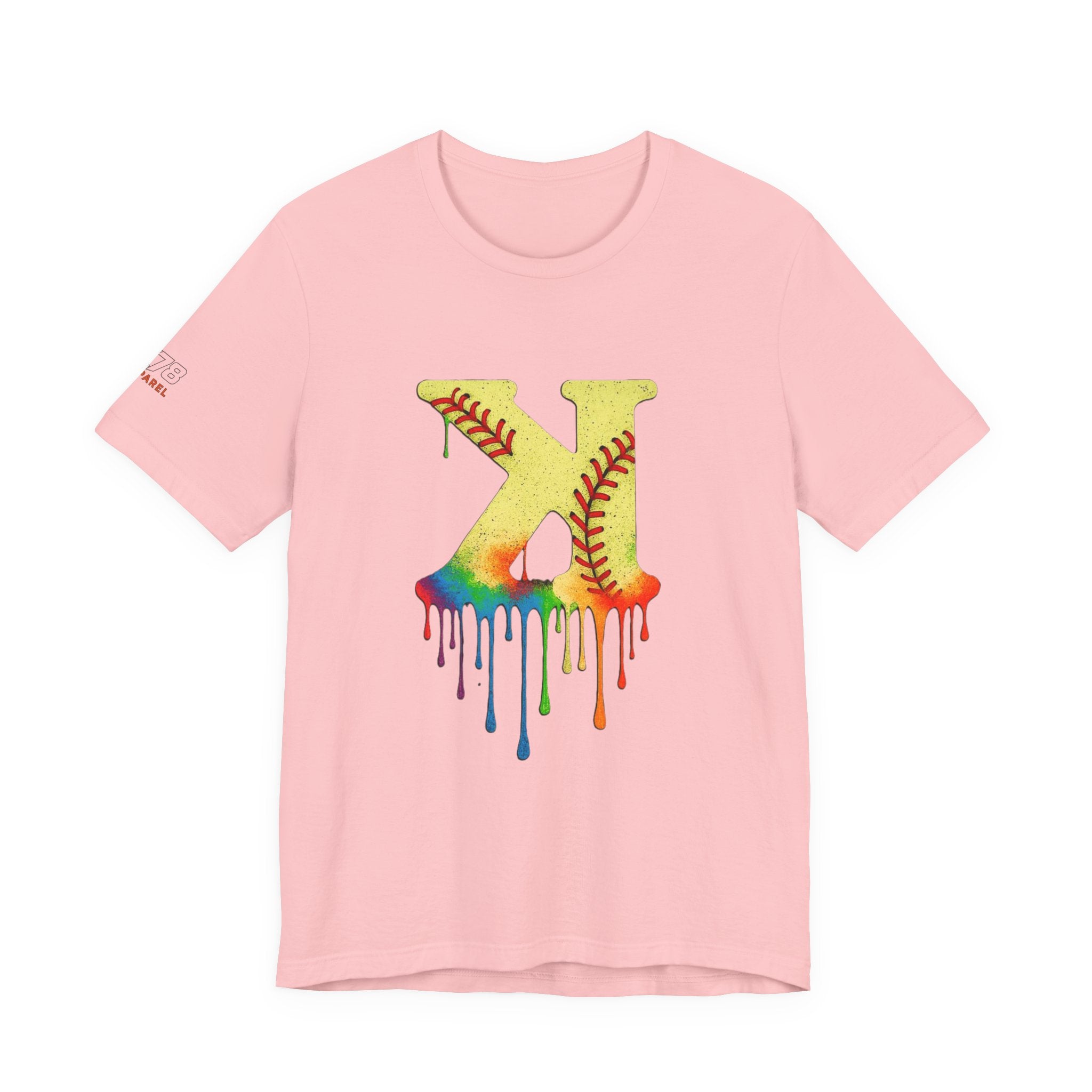 Softball Strikeout Drippy Graphic Tee, Perfect for Sports Fans, Gift for Athletes, Casual Wear, Summer Outfits, Team Spirit Apparel