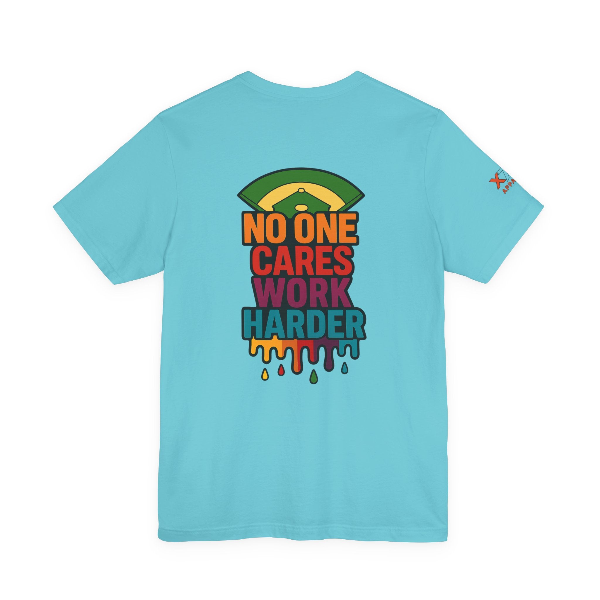 No One Cares Work Harder Drippy Softball Tee | Motivational Short Sleeve Shirt | Unisex Casual Wear | Gift for Hard Workers | Relaxed Fit T-Shirt | [...]