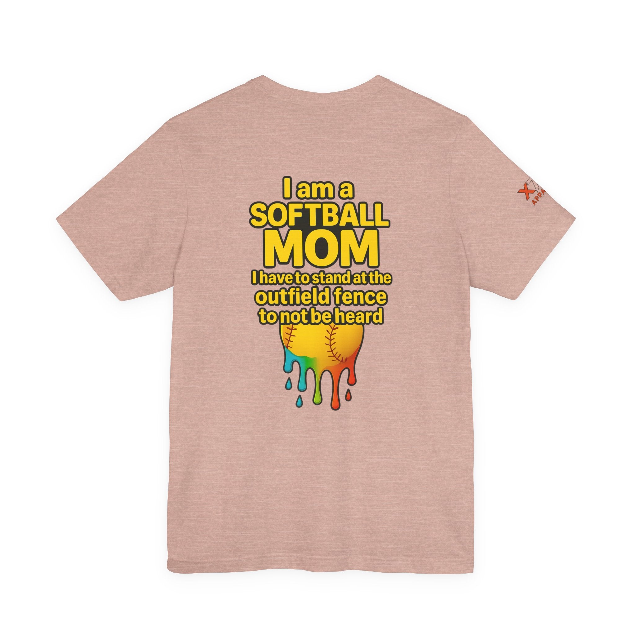 I Am a Softball Mom not heard Drippy, Family Gift, Funny Sports Apparel, Summer Shirt, Activewear