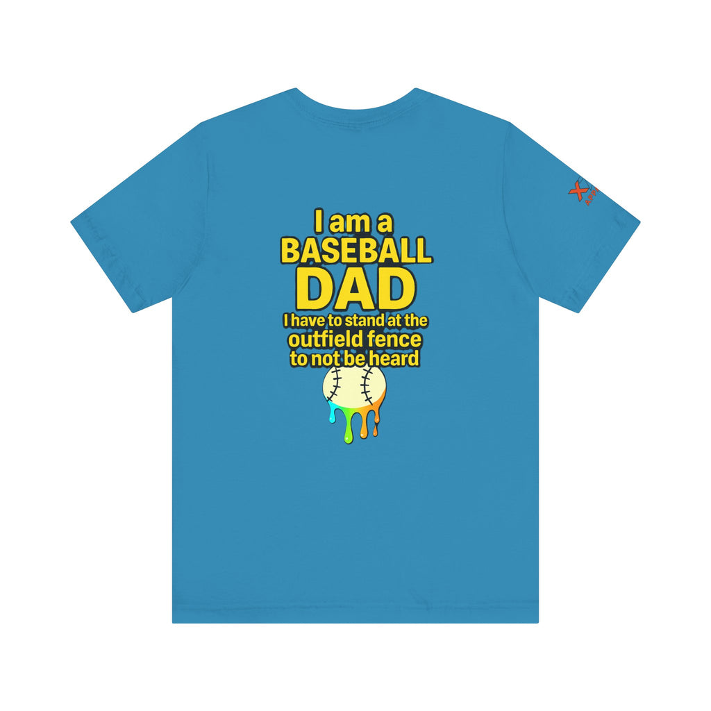 Baseball Dad Not Heard Drippy T-Shirt, Unisex Jersey Tee, Father's Day Gift, Sports Apparel, Outdoor Fun, Parenting Humor Shirt