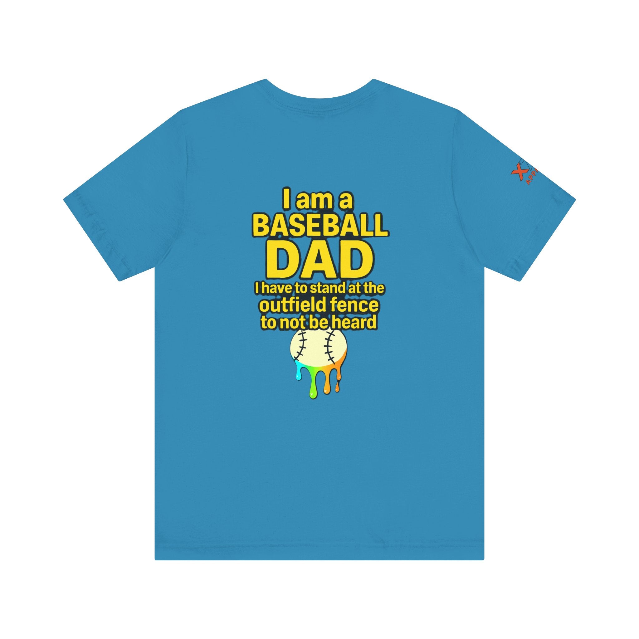 Baseball Dad Not Heard Drippy T-Shirt, Unisex Jersey Tee, Father's Day Gift, Sports Apparel, Outdoor Fun, Parenting Humor Shirt