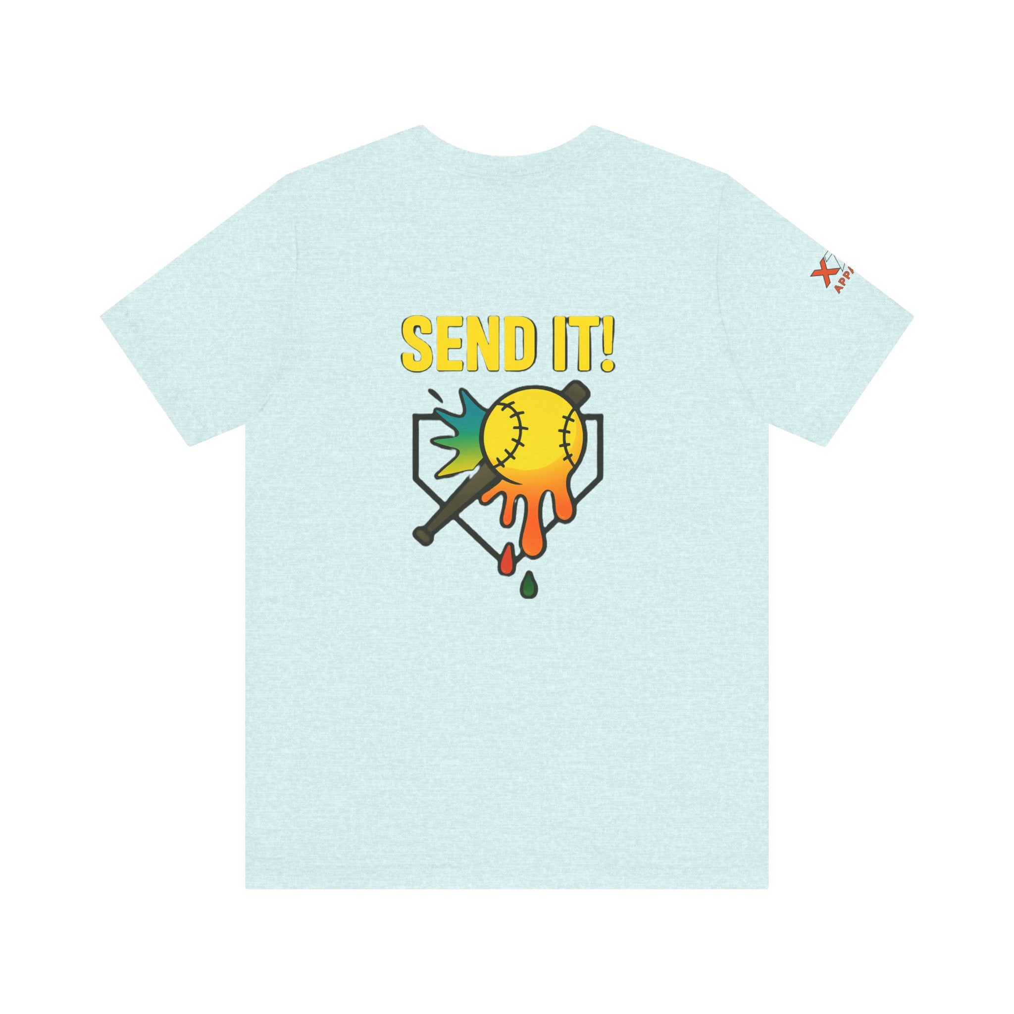 Send It Drippy Unisex Tee, Fun Sports Shirt, Gift for Athletes, Playful Casual Wear, Summer Essential