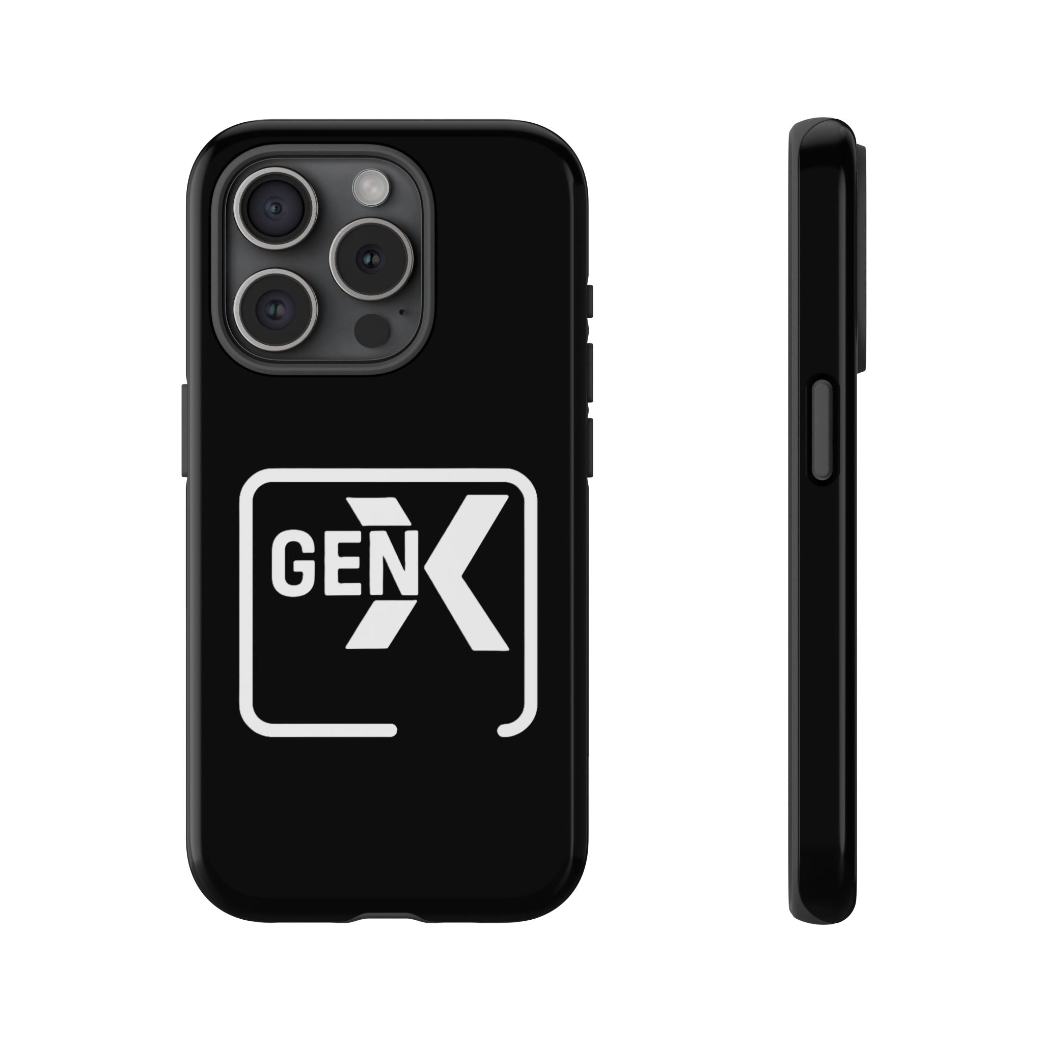 'Gen X' Phone Case, Tough Phone Cover, Retro Aesthetic iPhone Case, Vintage Style Cell Phone Accessories, Gift for Gen X