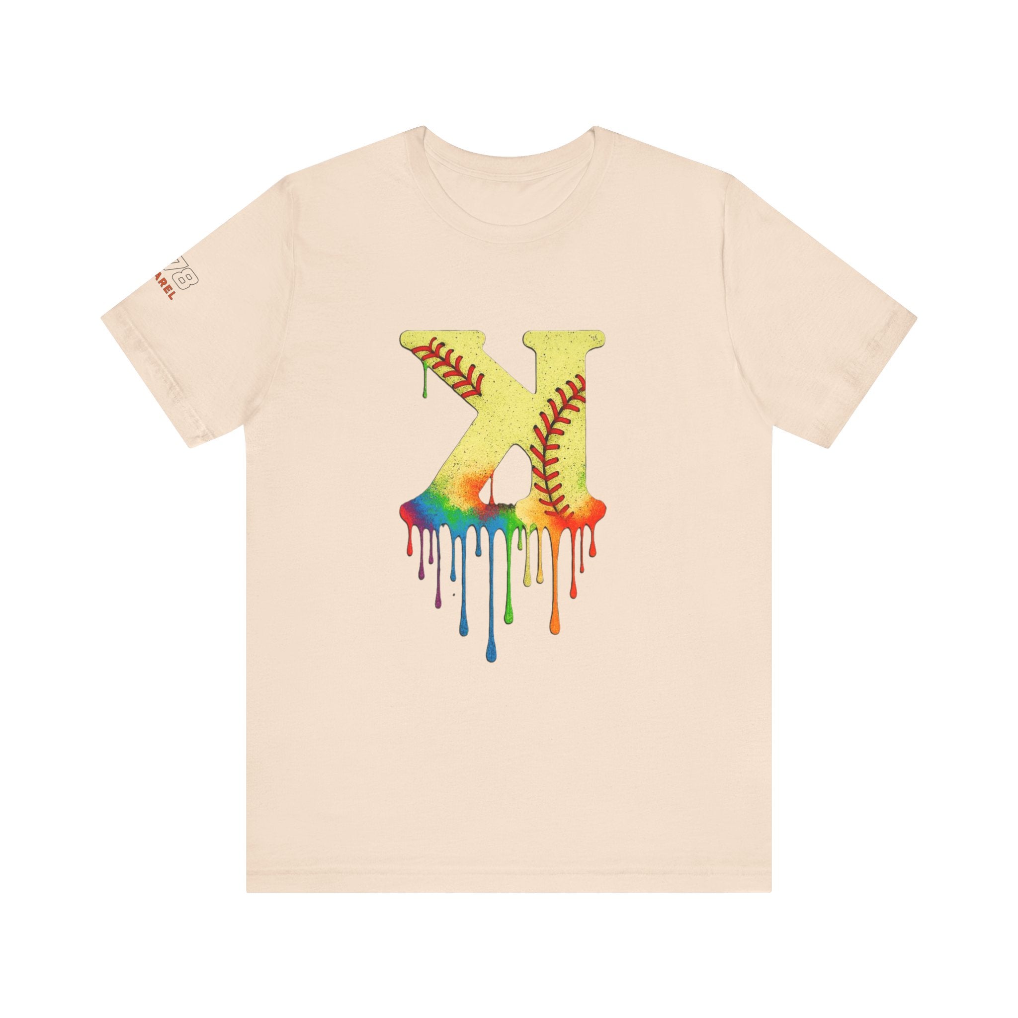 Softball Strikeout Drippy Graphic Tee, Perfect for Sports Fans, Gift for Athletes, Casual Wear, Summer Outfits, Team Spirit Apparel