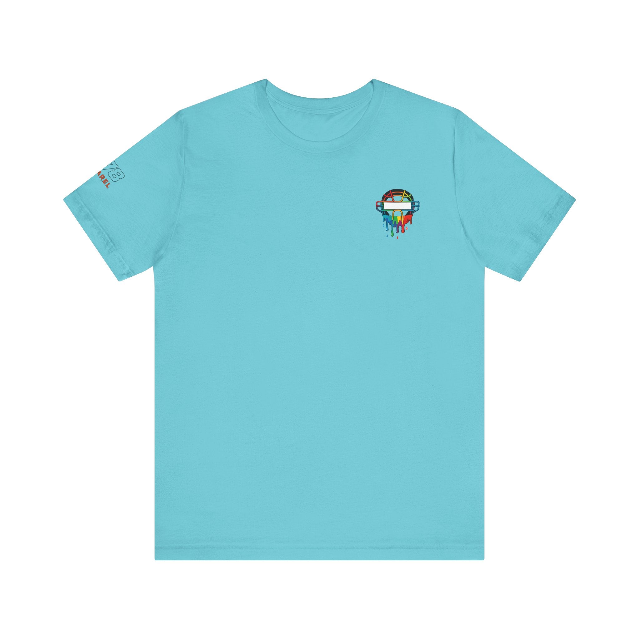Kicking dirt on Blue Graffiti-Inspired Unisex Tee - Street Style, Casual Wear, Art Lovers, Hip-Hop Fashion, Summer Vibes