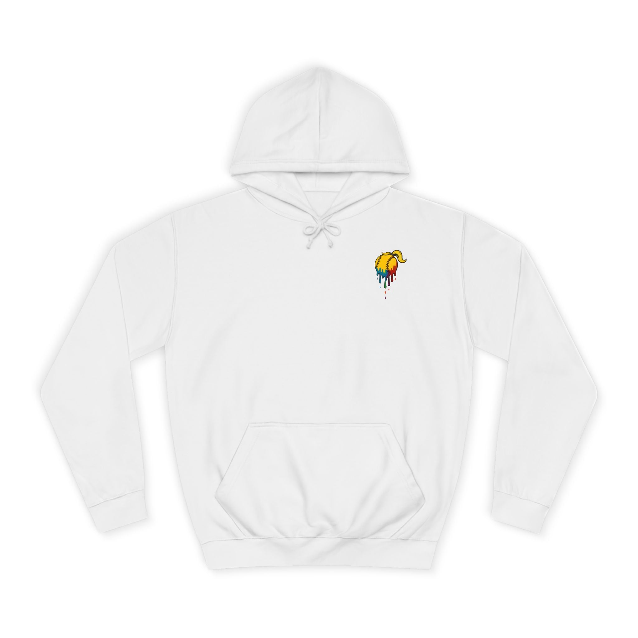 'Blue?' Colorful Graphic Unisex College Hoodie, Casual Wear, Trendy Sweatshirt, Gift for Students, College Apparel, Fun Streetwear