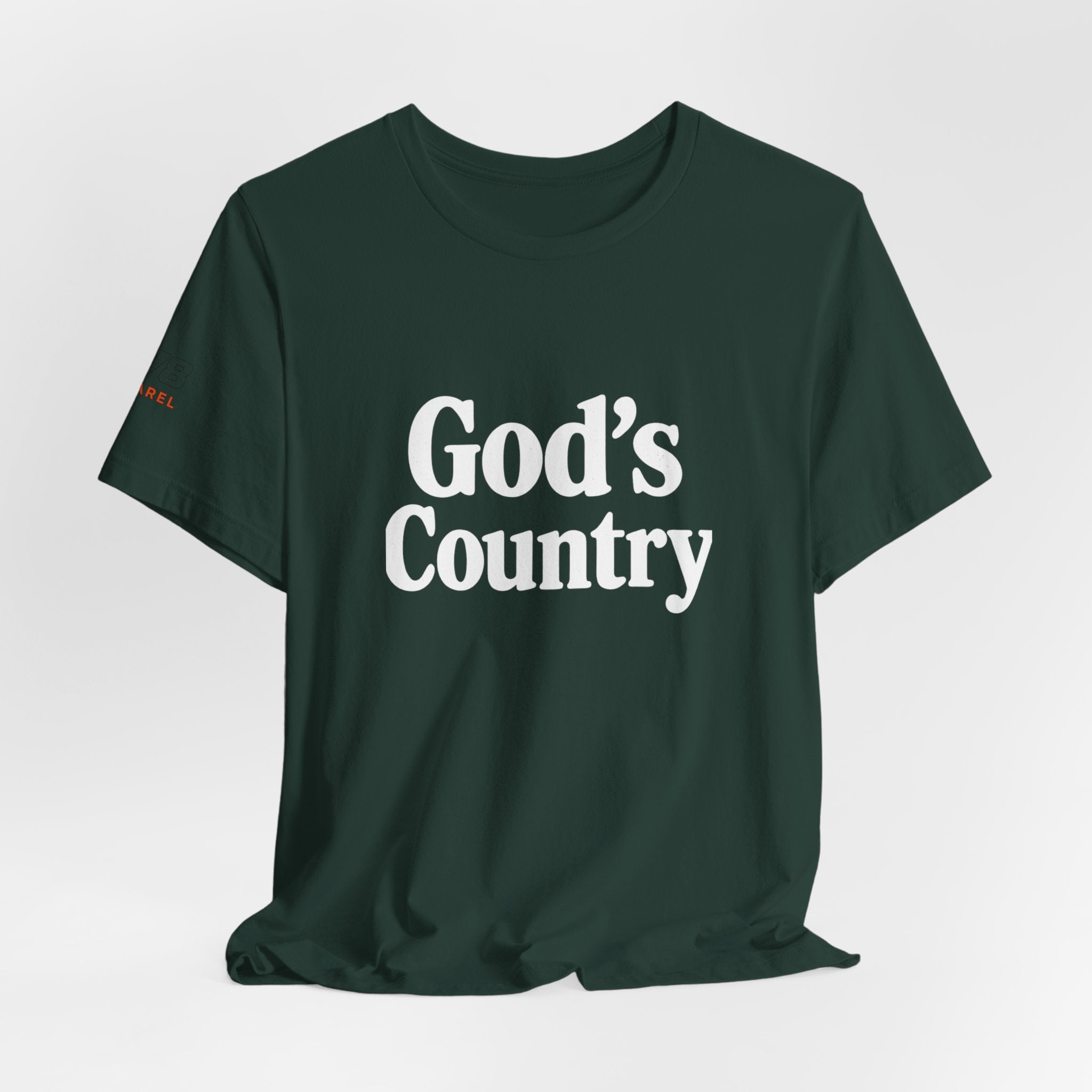 God's Country Tee, Casual Wear, Outdoor Activities, Faith-Based Apparel, Gift for Believers, Summer Wardrobe