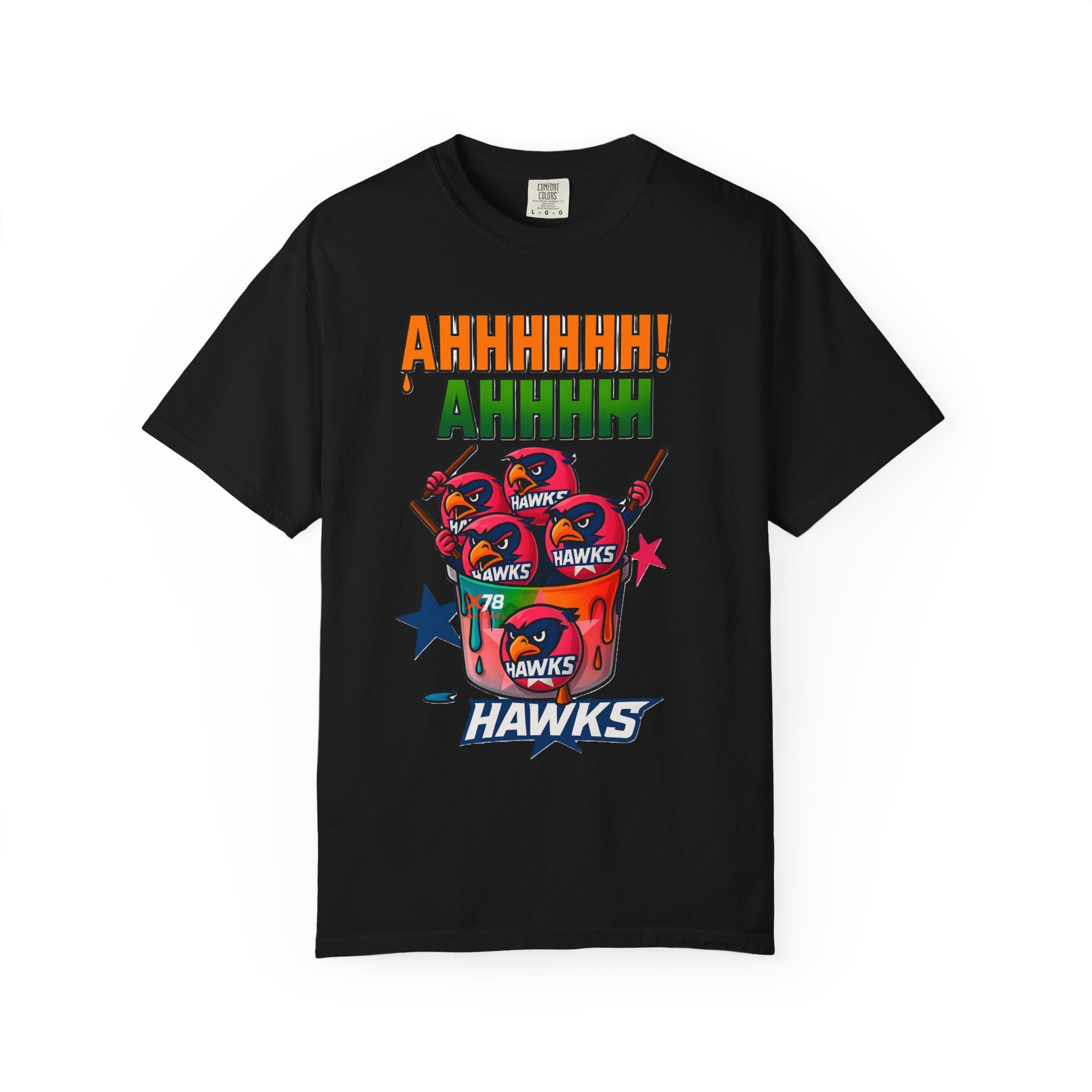 'AHHHHH' Fun Graphic T-Shirt for Fans, Casual Wear, Unisex Shirt, Perfect Gift for Sports Lovers, Vintage Style Tee