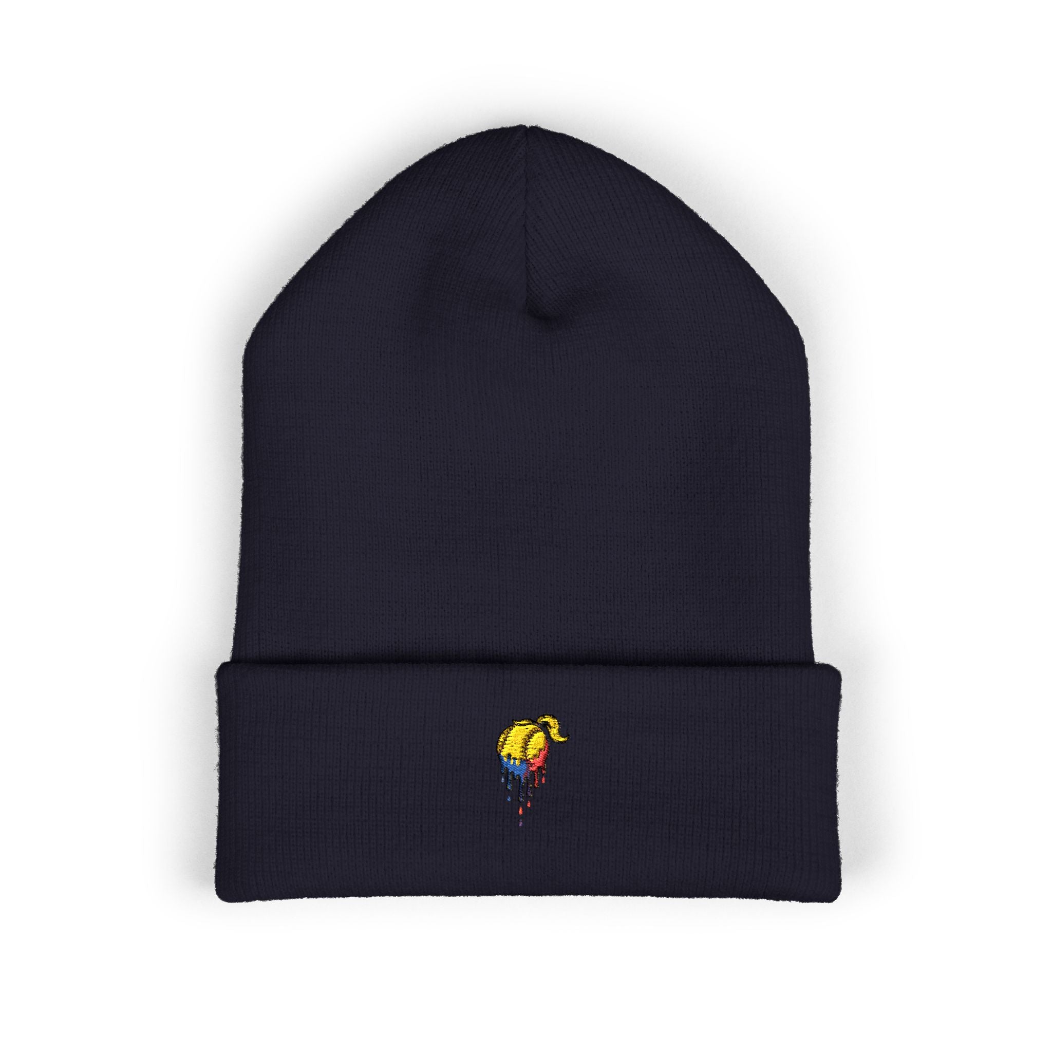 'Drippy' Embroidered Classic Cuffed Beanie - Cozy Winter Accessory for All, Perfect Gift for Birthdays, Holidays, and Outdoor Adventures