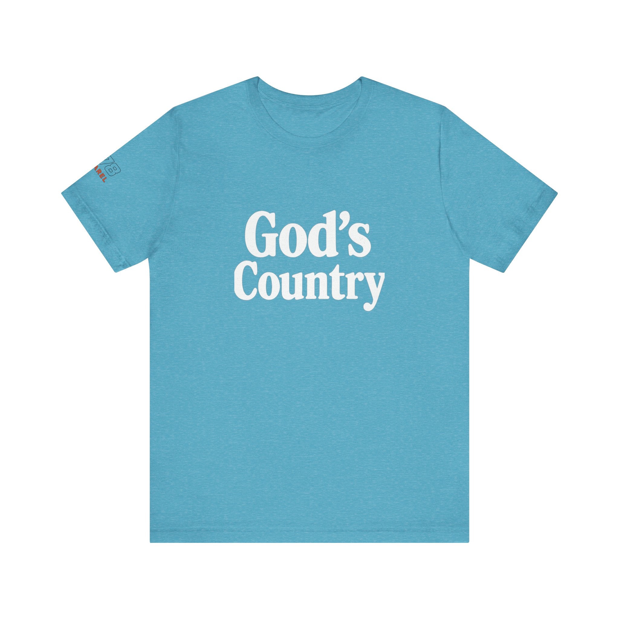God's Country Tee, Casual Wear, Outdoor Activities, Faith-Based Apparel, Gift for Believers, Summer Wardrobe