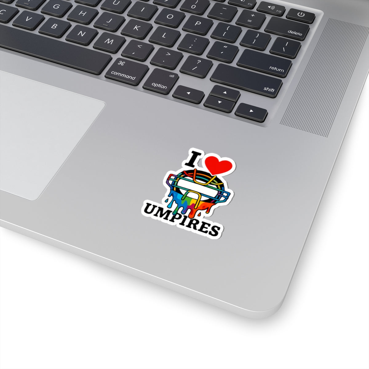 I Love Umpires Drippy Kiss-Cut Stickers | Perfect for Sports Lovers, Baseball Fans, Coaches, Water Bottles & Laptops