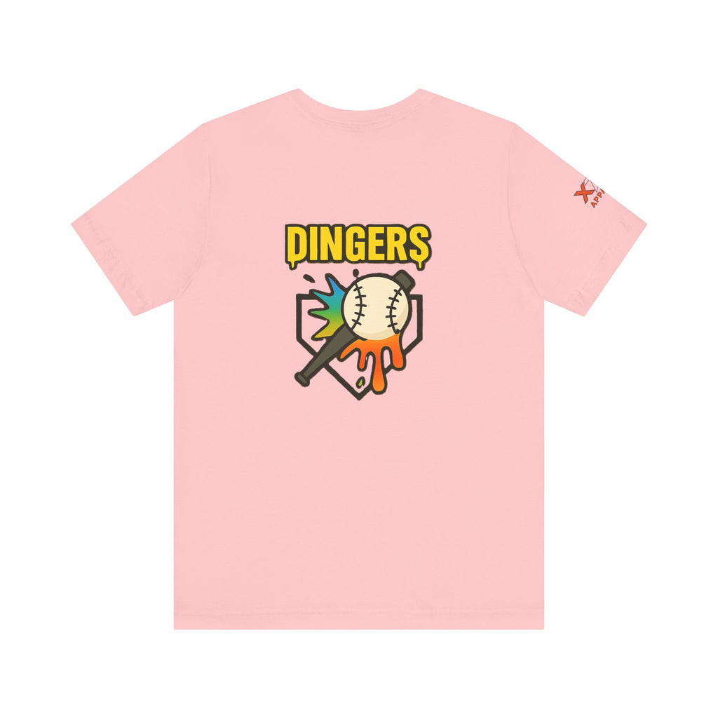 Dingers Baseball Graphic Tee, Unisex Sports Shirt, Dingers Baseball Tee, Trendy Sportswear, Perfect Gift for Athletes