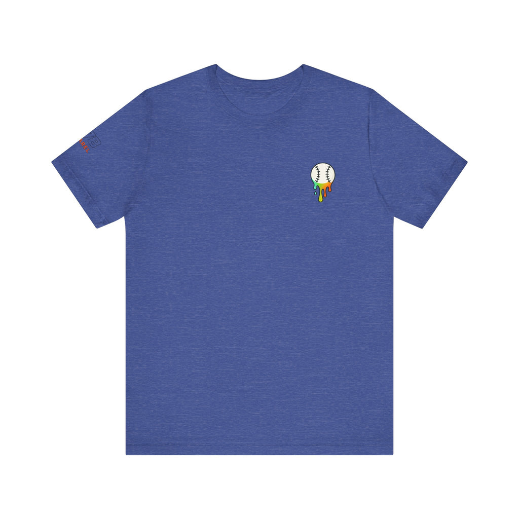 Baseball Drippy Unisex Jersey Short Sleeve Tee