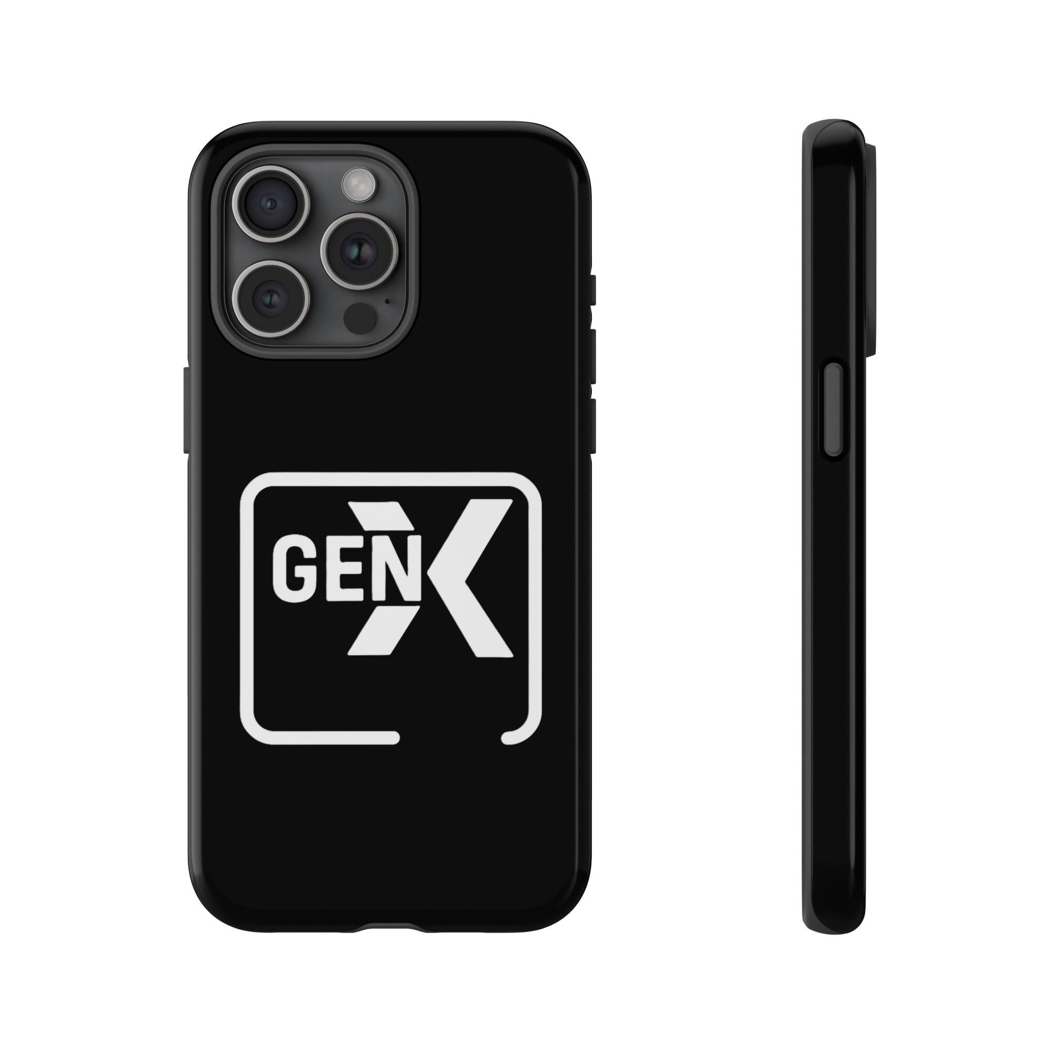 'Gen X' Phone Case, Tough Phone Cover, Retro Aesthetic iPhone Case, Vintage Style Cell Phone Accessories, Gift for Gen X