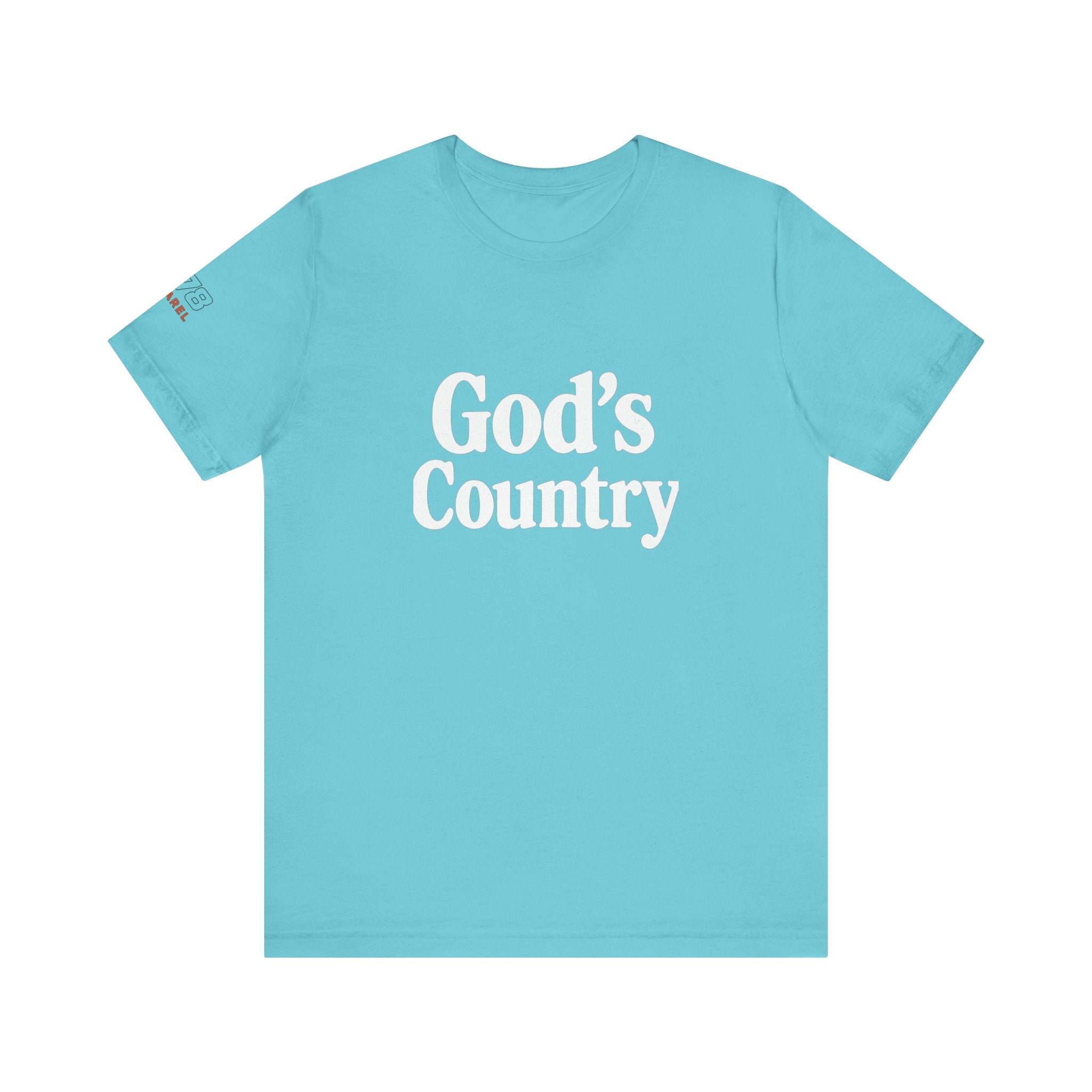 God's Country Tee, Casual Wear, Outdoor Activities, Faith-Based Apparel, Gift for Believers, Summer Wardrobe