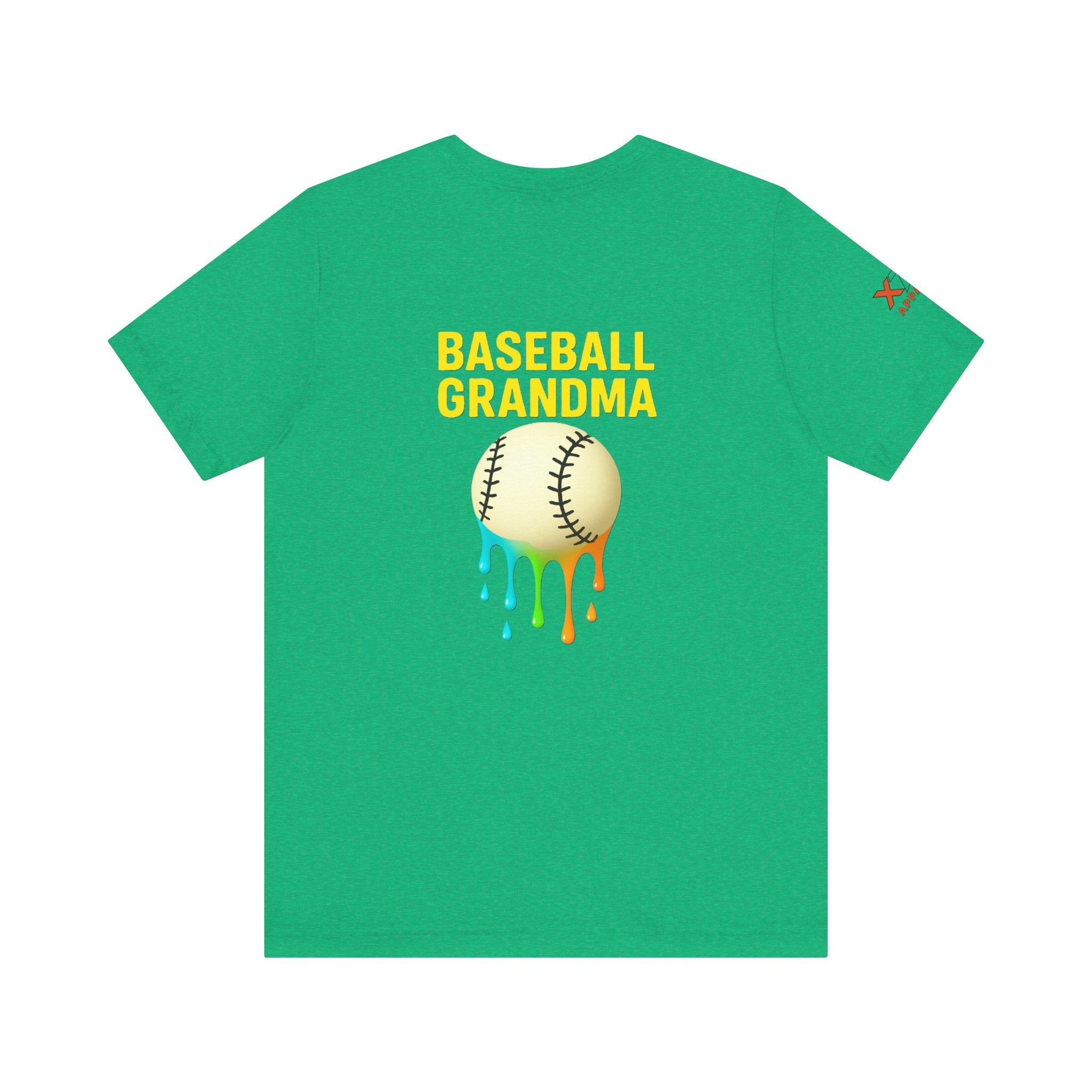 Baseball Grandma Drippy Unisex Tee, Perfect Gift for Baseball Lovers, Sporty T-Shirt for Moms, Fun Summer Wear, Birthday Gift Idea
