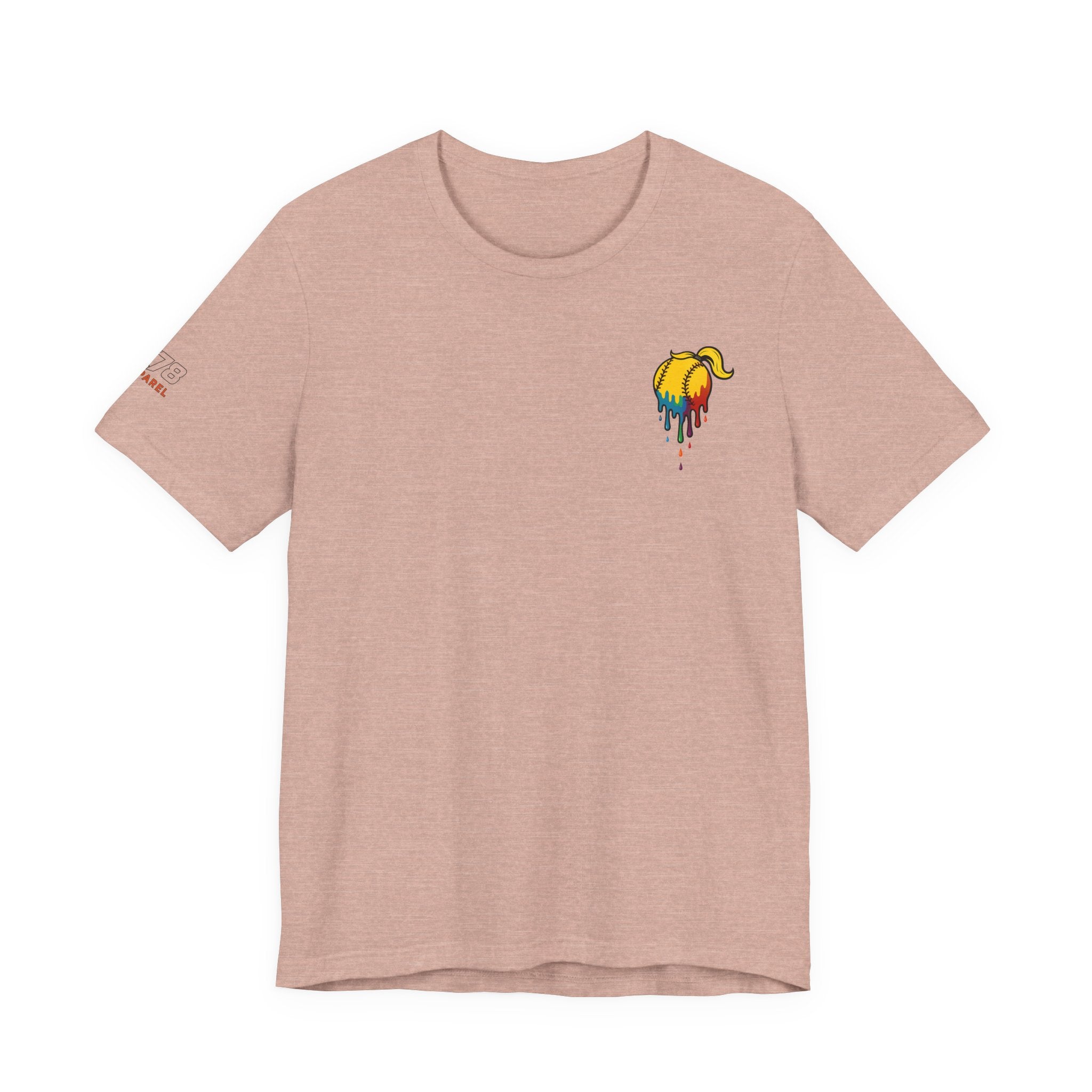Mommyball Drippy Coach Tee - Unisex Jersey Short Sleeve T-Shirt, Softball Mom Gift, Sporty Graphic Tee, Coaching Shirt, Fun Sports Apparel