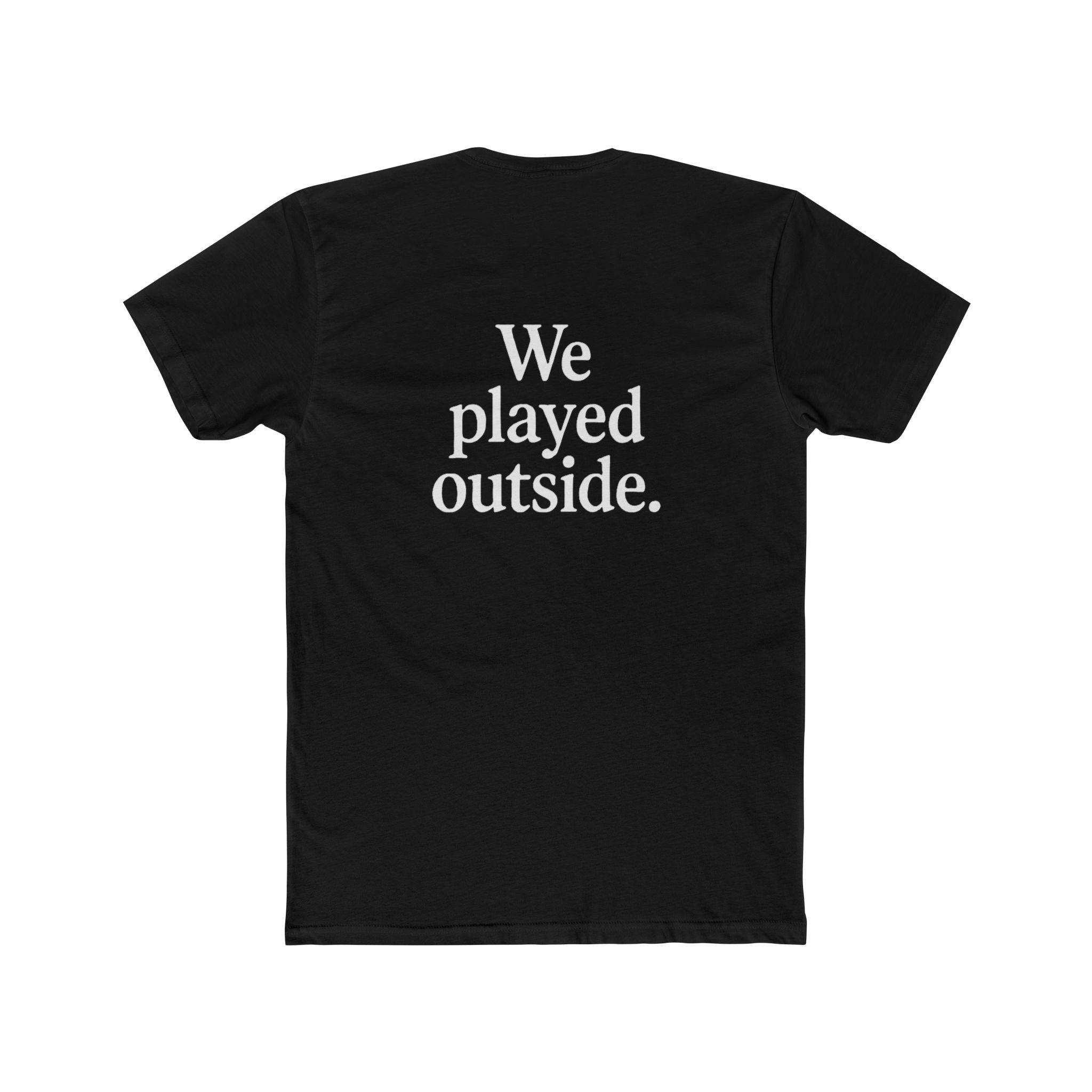Outdoor Nostalgia Cotton Crew Tee, Unisex Outdoor T-Shirt, Vintage Play Tee, Casual Summer Shirt, Gift for Adventurers