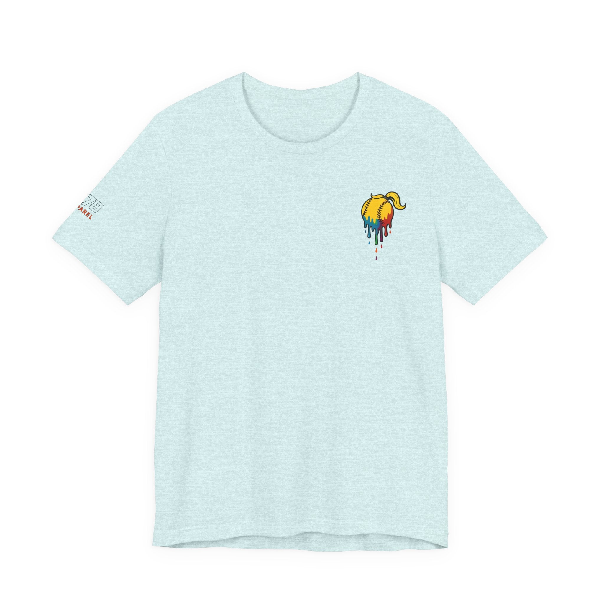 Mommyball Drippy Coach Tee - Unisex Jersey Short Sleeve T-Shirt, Softball Mom Gift, Sporty Graphic Tee, Coaching Shirt, Fun Sports Apparel