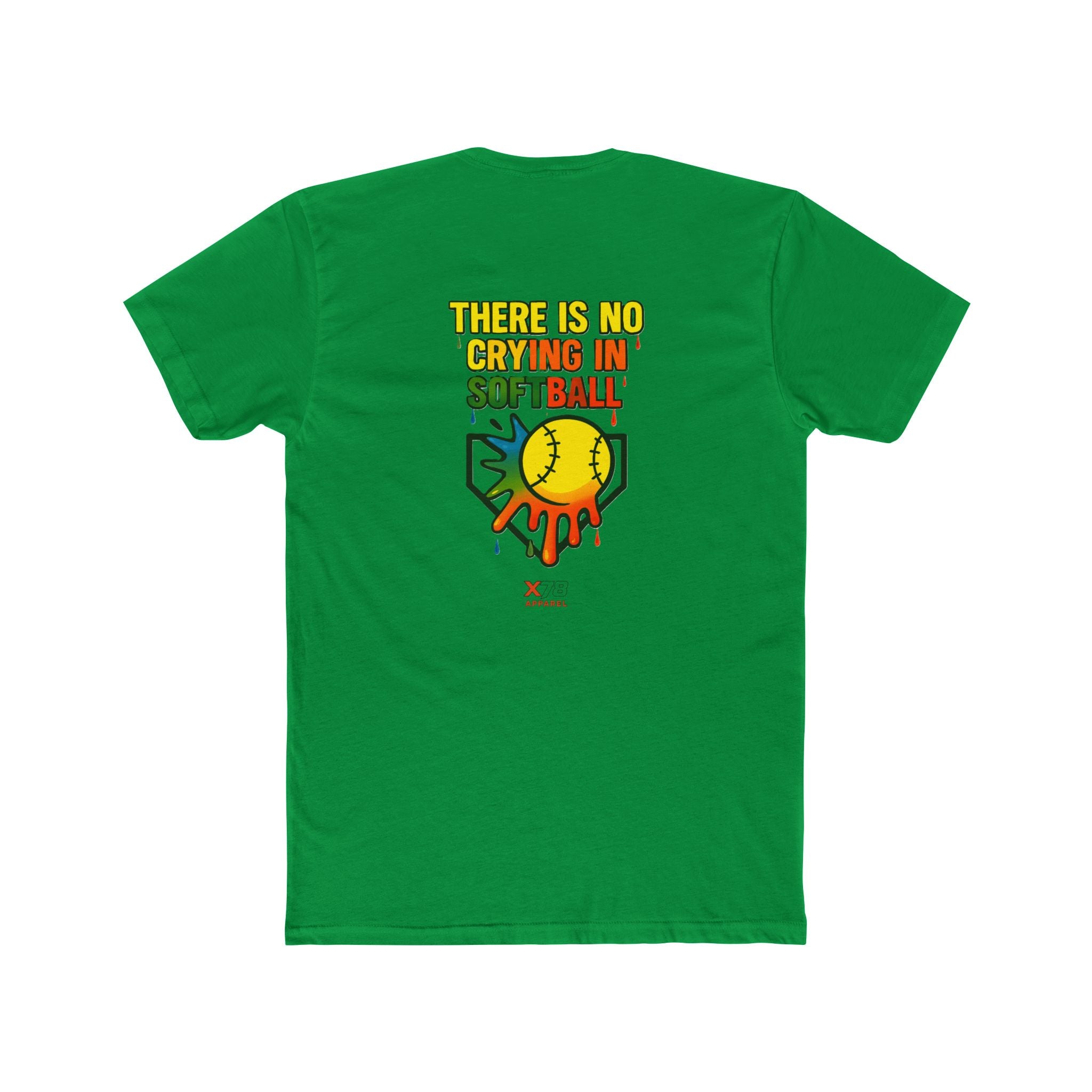 'No Crying in Softball' Humor Tee, Fun Unisex Crew Neck, Gift for Sports Lovers, No Crying in Softball Shirt, Summer Sports Apparel