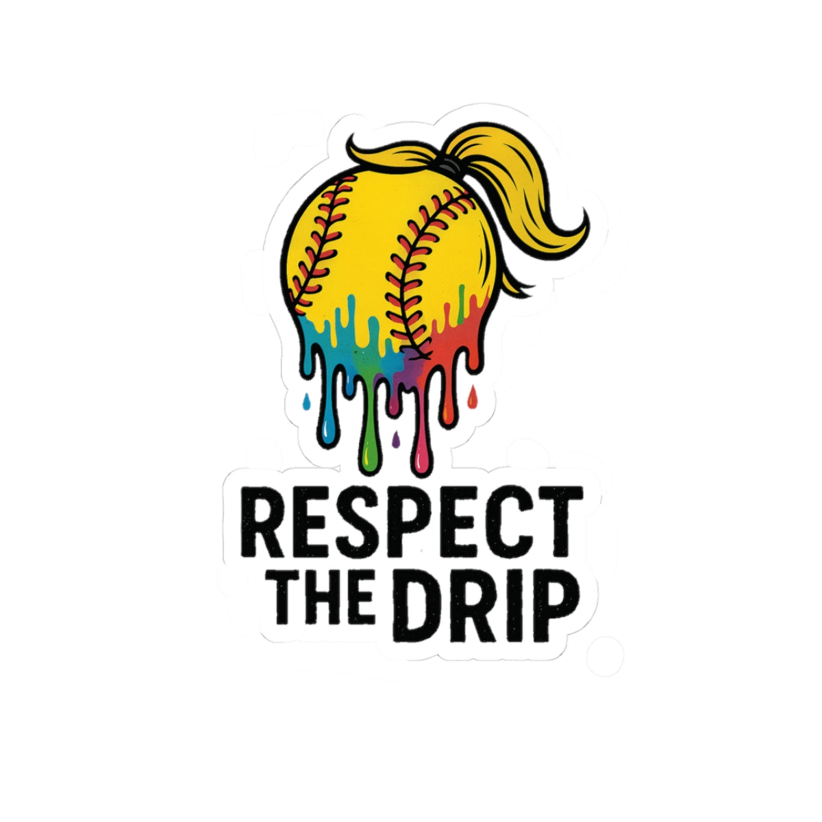 Drippy Respect The Drip Sticker
