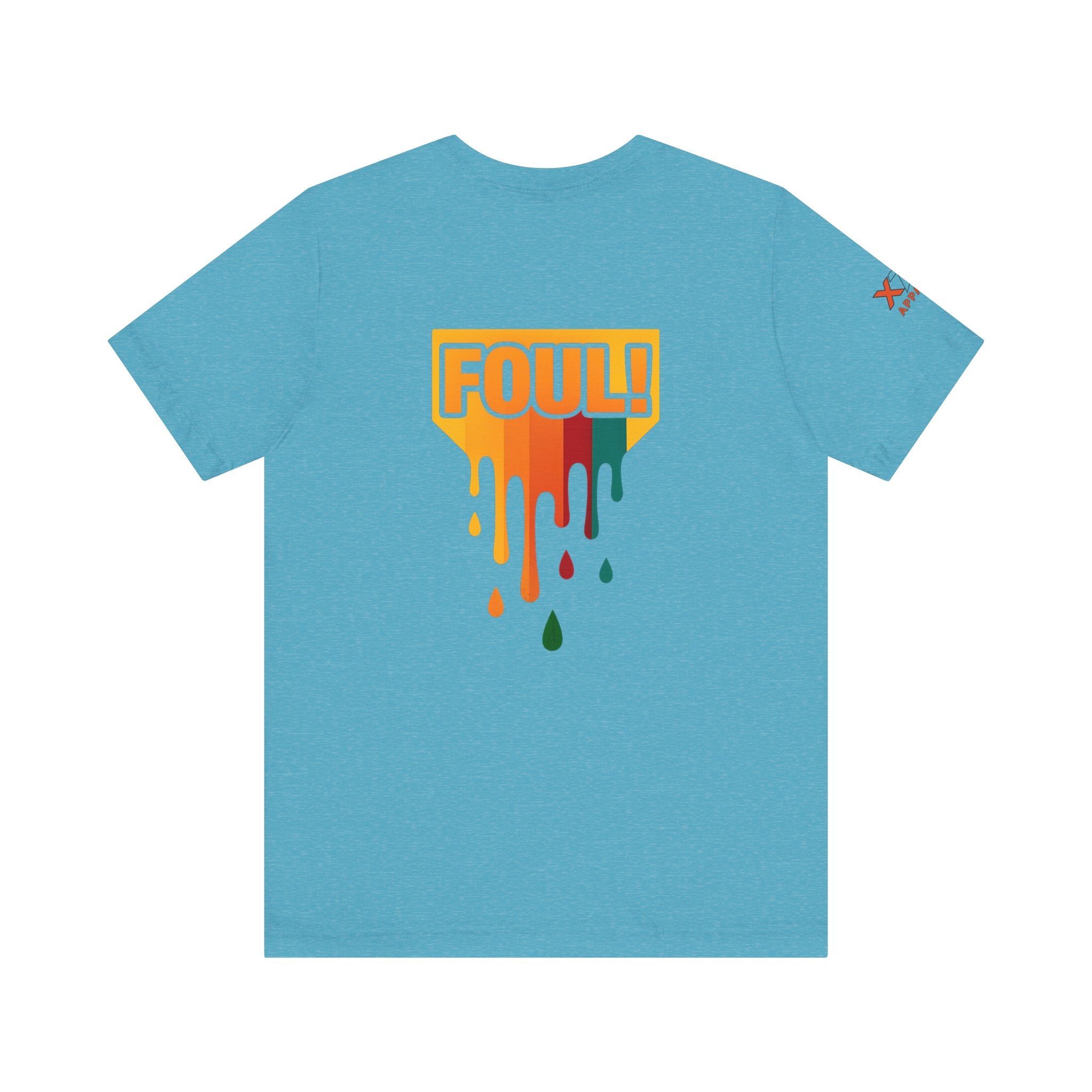 Foul Drippy Graphic Tee, Unisex Short Sleeve Shirt, Casual Streetwear, Perfect for Sports Fans, Gift for Friends