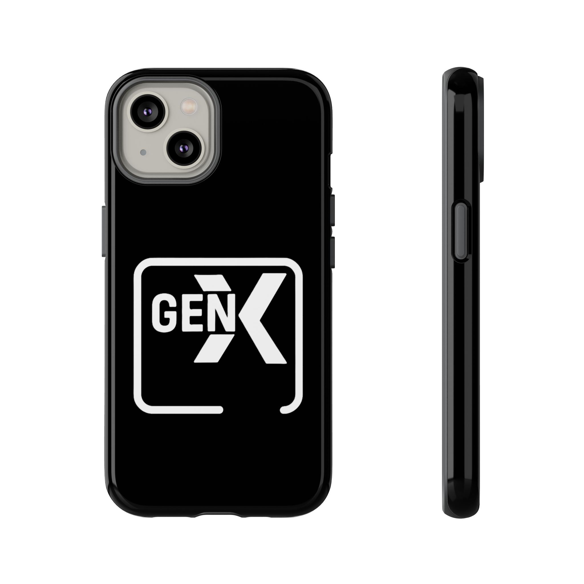 'Gen X' Phone Case, Tough Phone Cover, Retro Aesthetic iPhone Case, Vintage Style Cell Phone Accessories, Gift for Gen X