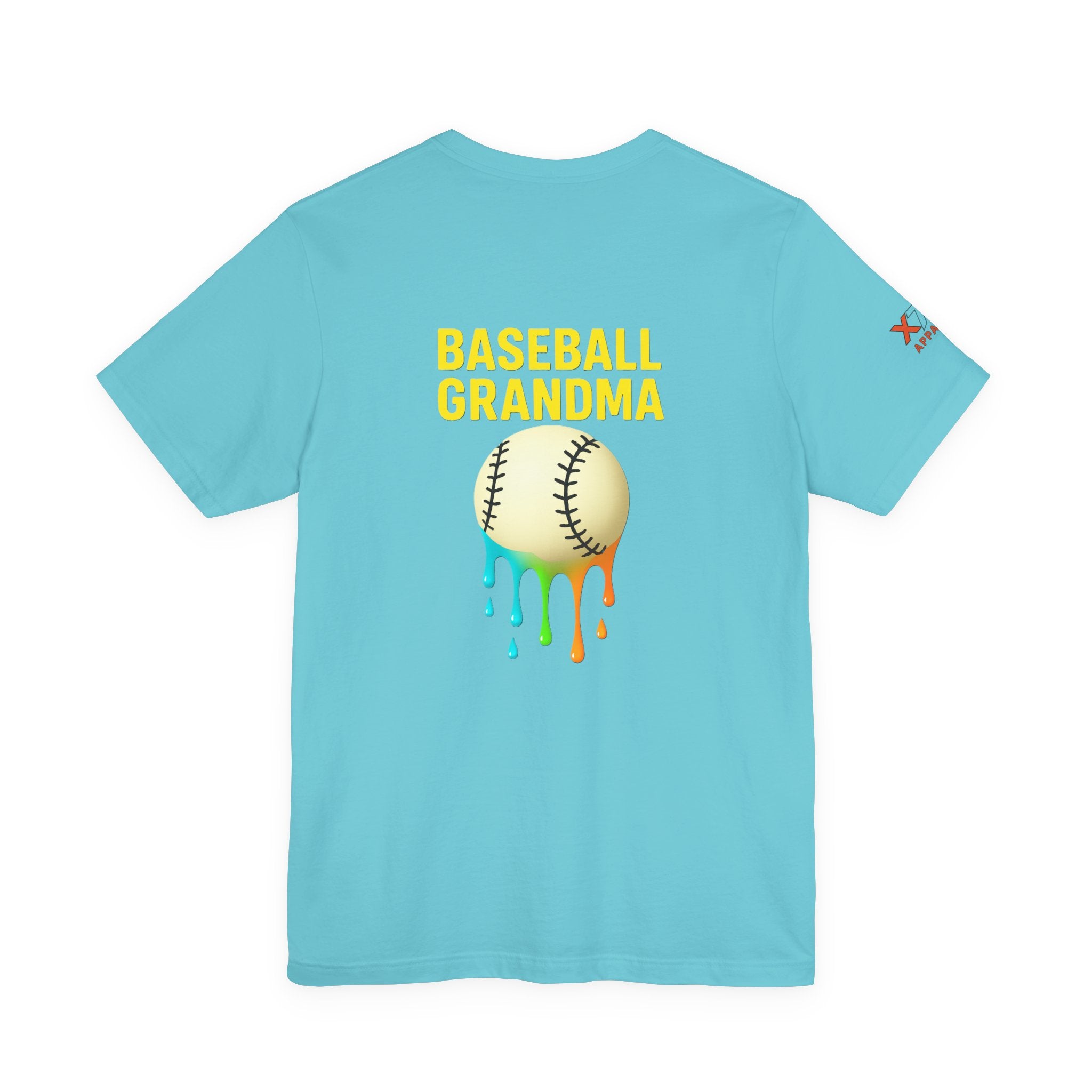 Baseball Grandma Drippy Unisex Tee, Perfect Gift for Baseball Lovers, Sporty T-Shirt for Moms, Fun Summer Wear, Birthday Gift Idea