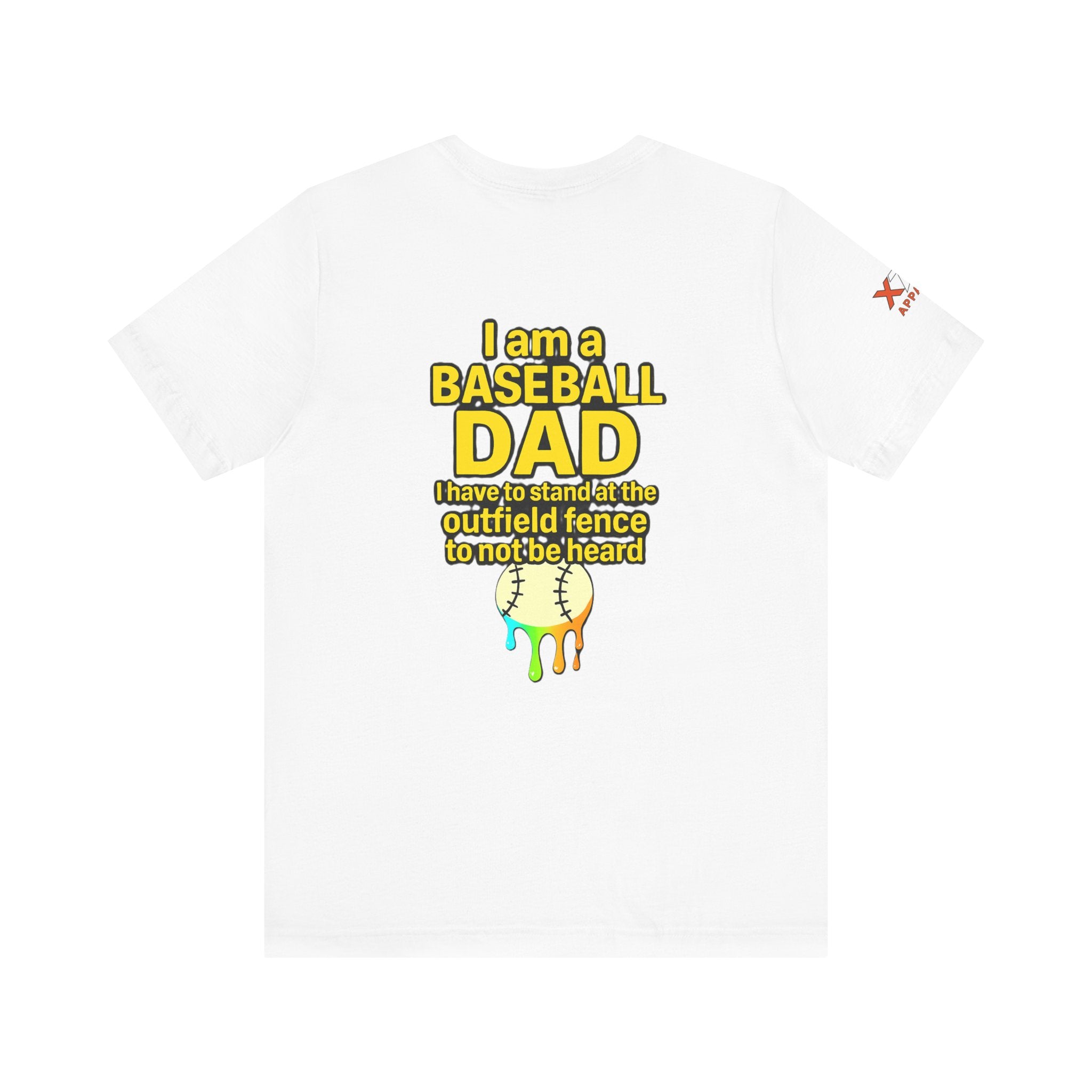 Baseball Dad Not Heard Drippy T-Shirt, Unisex Jersey Tee, Father's Day Gift, Sports Apparel, Outdoor Fun, Parenting Humor Shirt