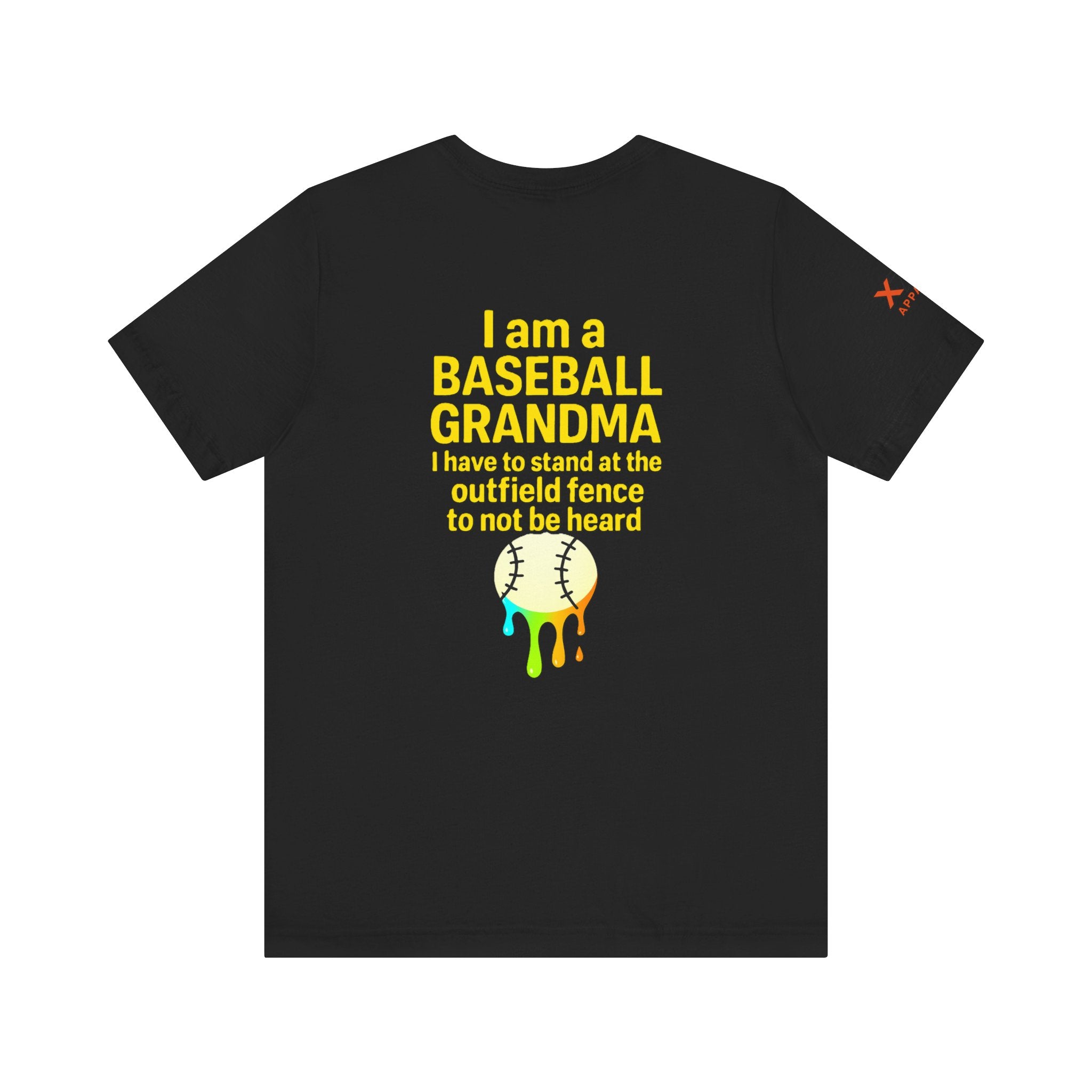 Baseball Grandma Not Heard DrippyTee, Funny Baseball Shirt, Gift for Grandma, Soft Cotton Top, Summer Baseball Outfit
